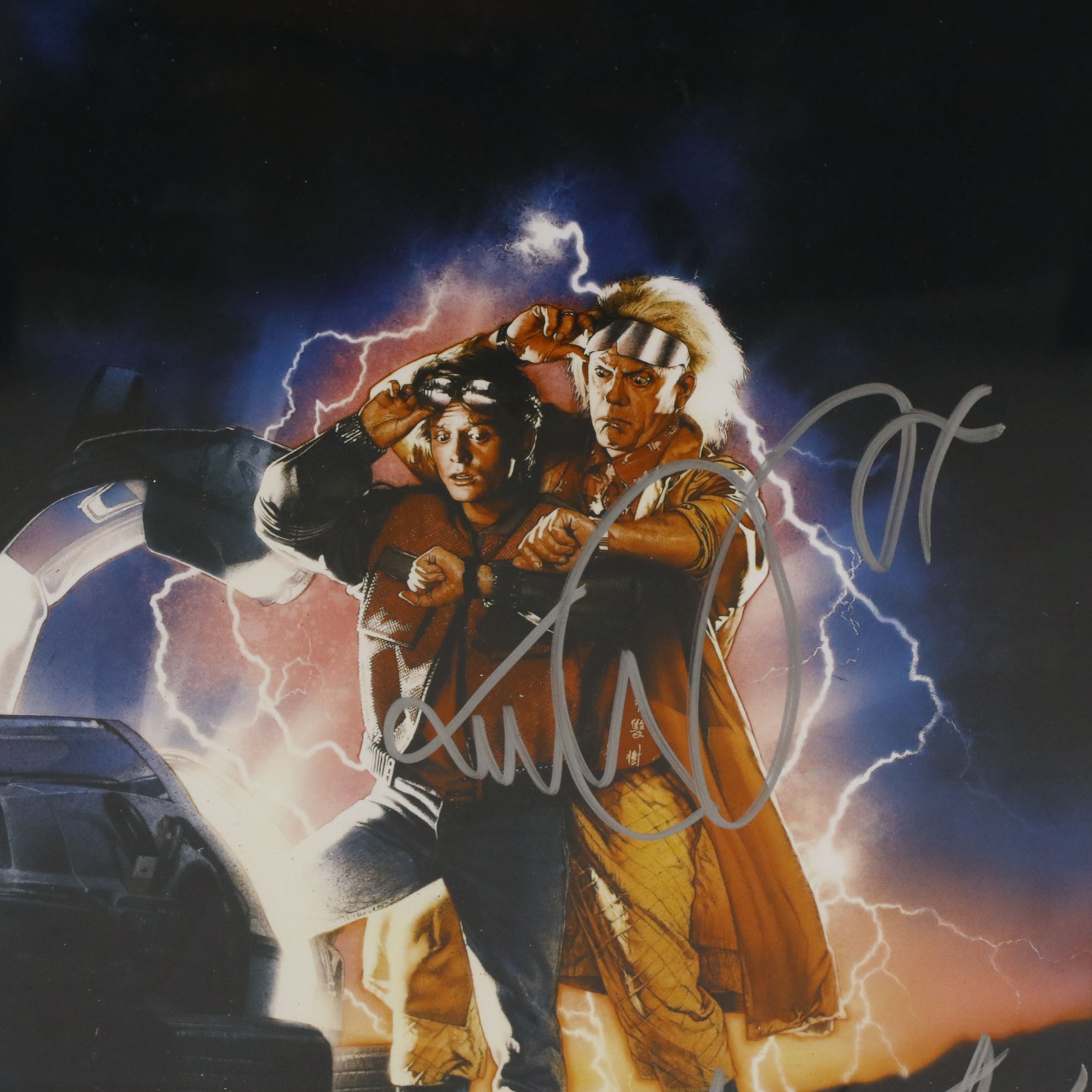 Christopher Lloyd and Michael J. Fox Signed Photo Print, Beckett