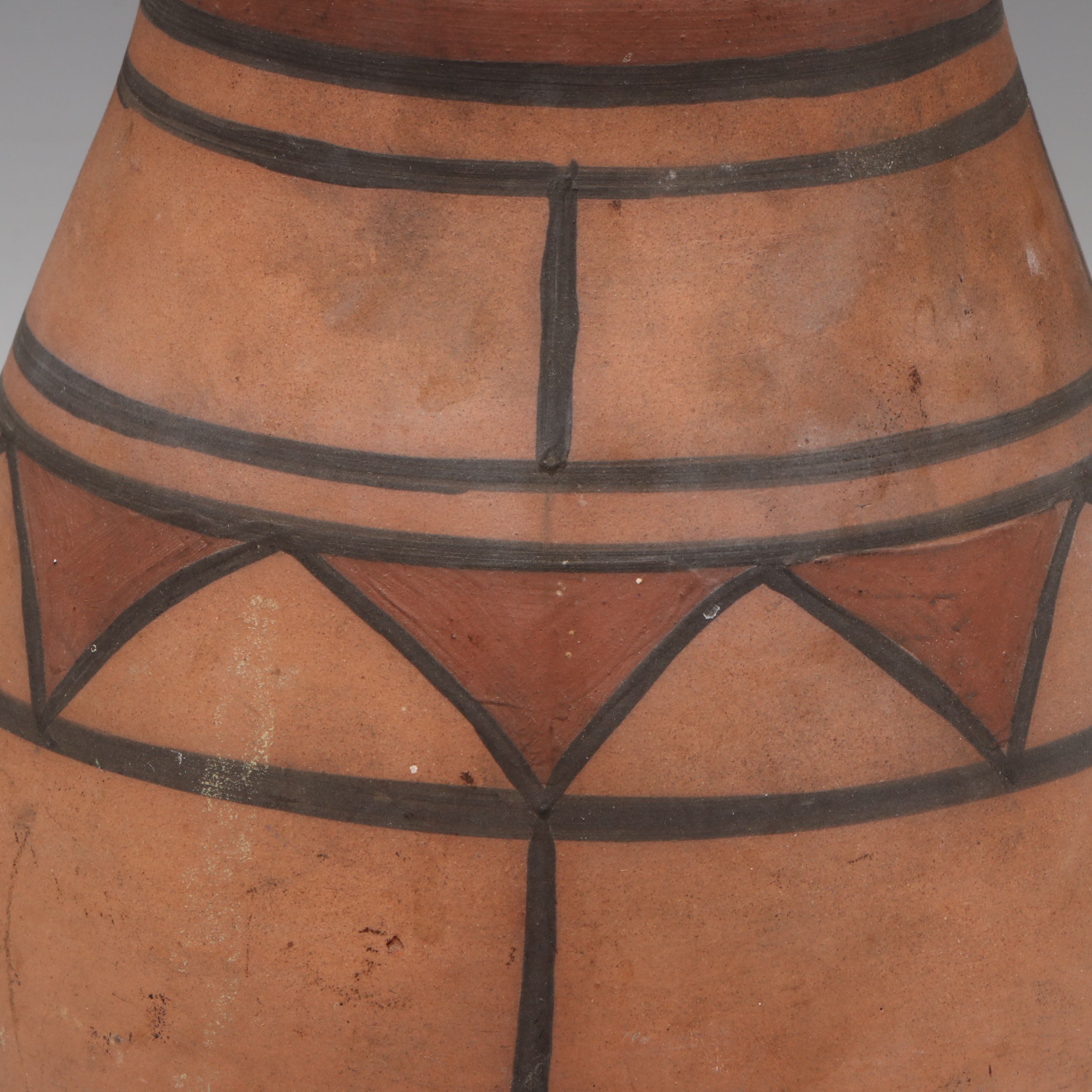 Southwestern Style Geometric Studio Pottery Vase