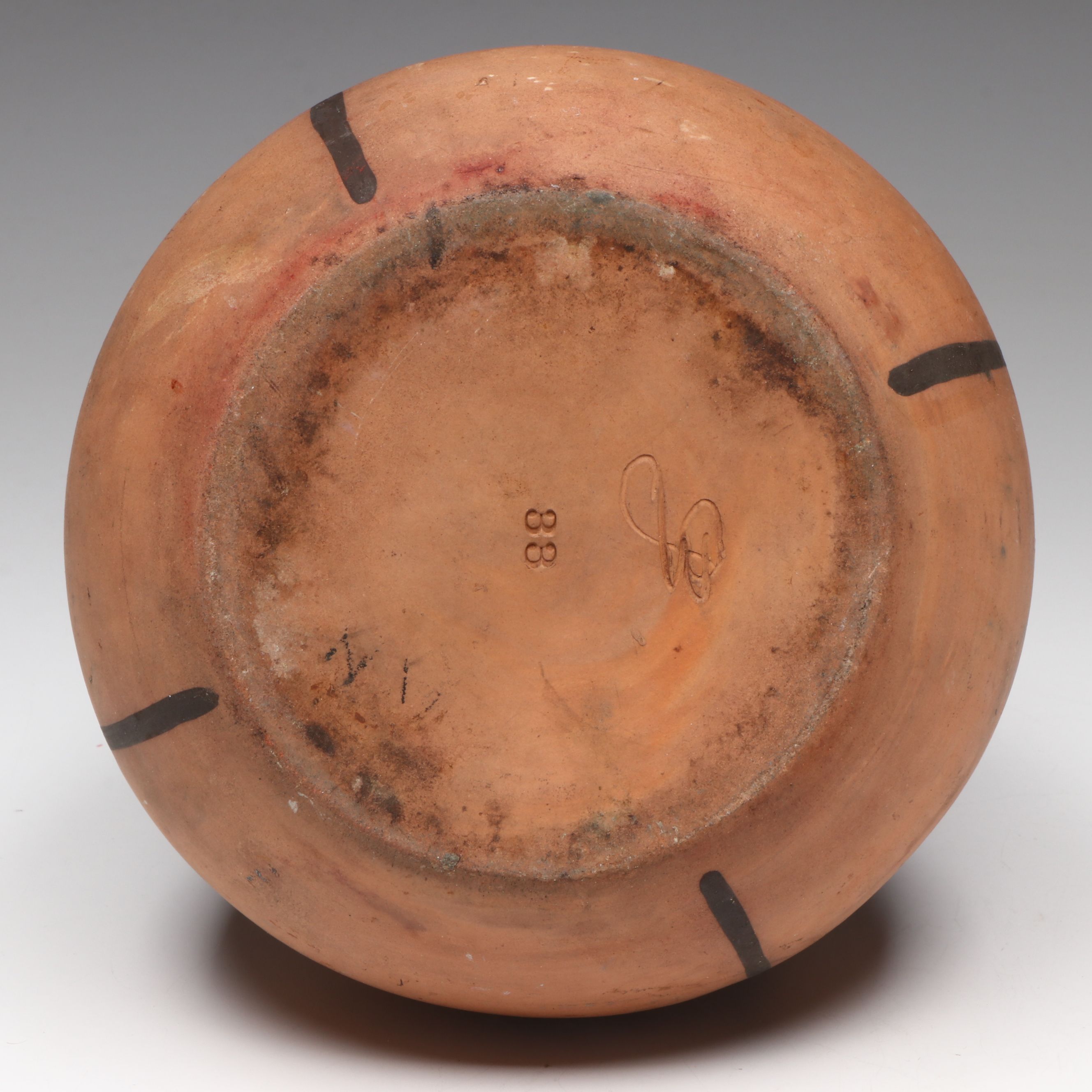 Southwestern Style Geometric Studio Pottery Vase