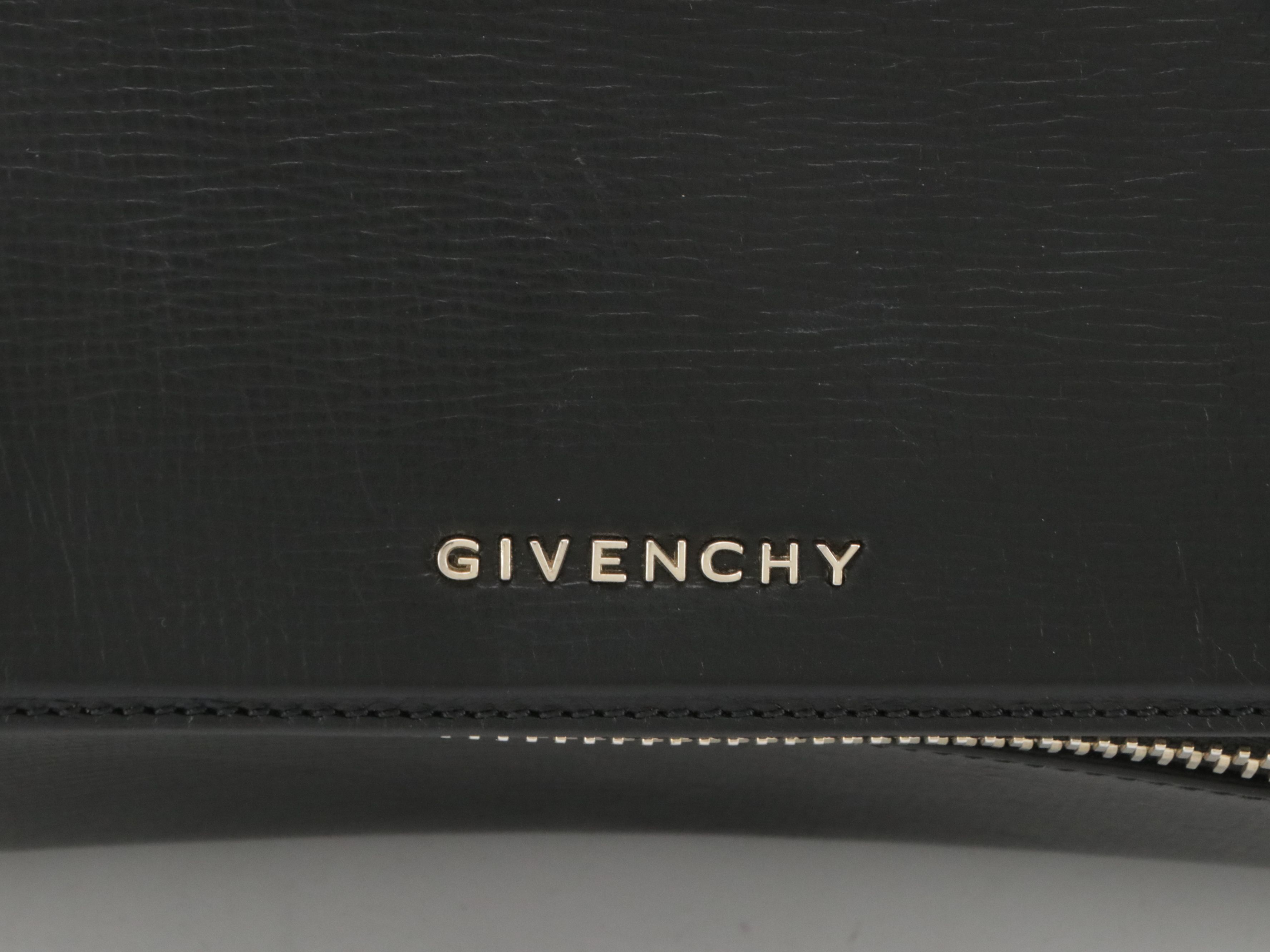 Givenchy Large Pandora Box Bag in Black Grained Leather