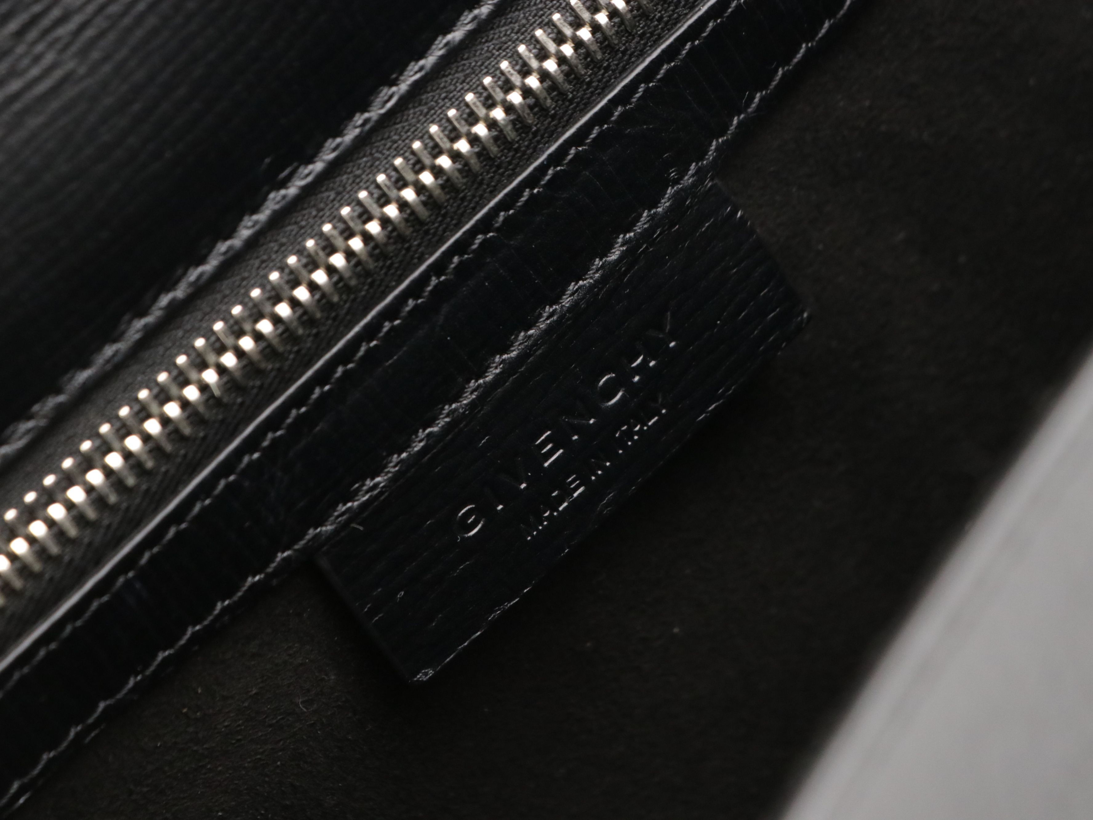 Givenchy Large Pandora Box Bag in Black Grained Leather