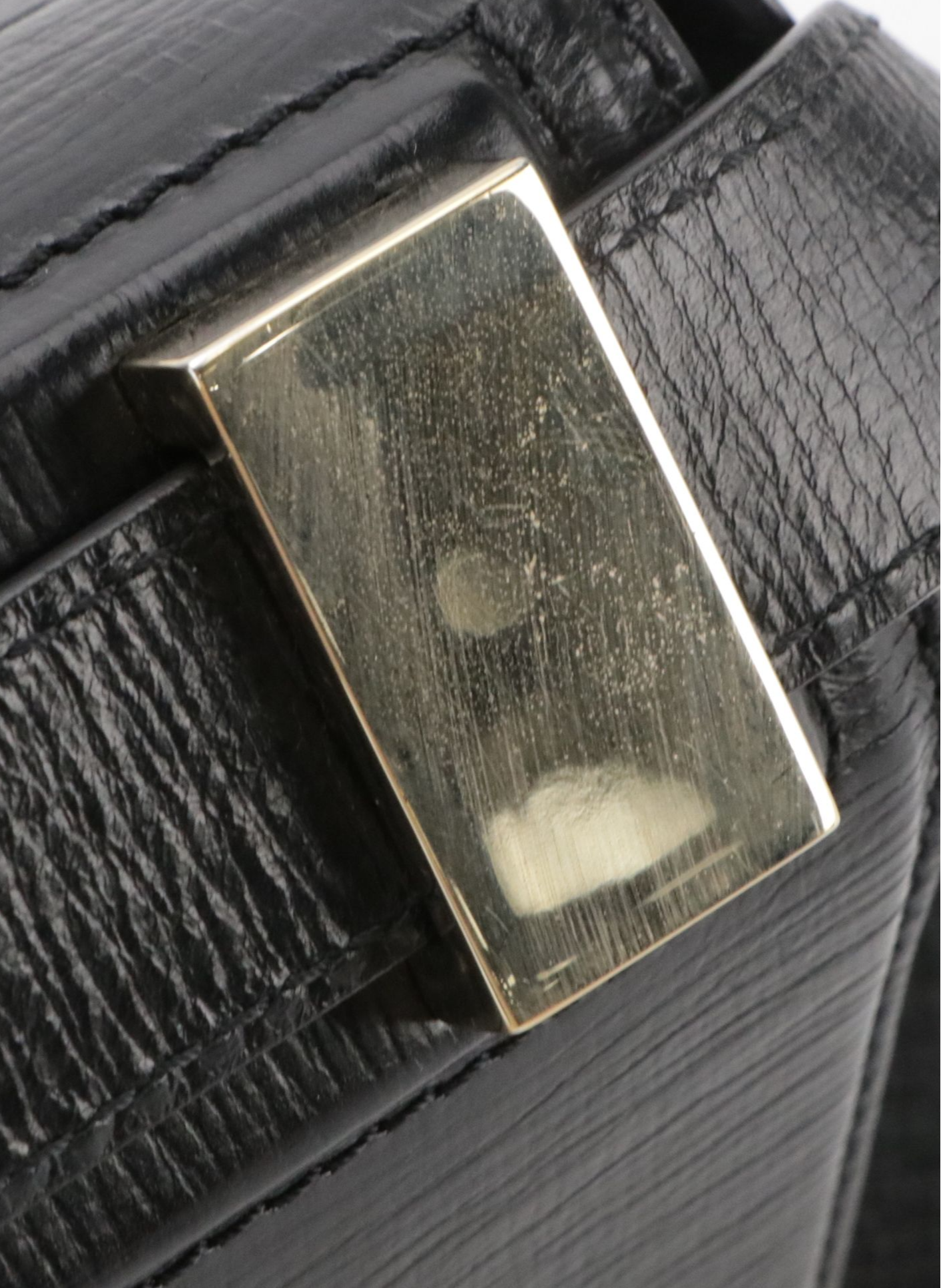 Givenchy Large Pandora Box Bag in Black Grained Leather