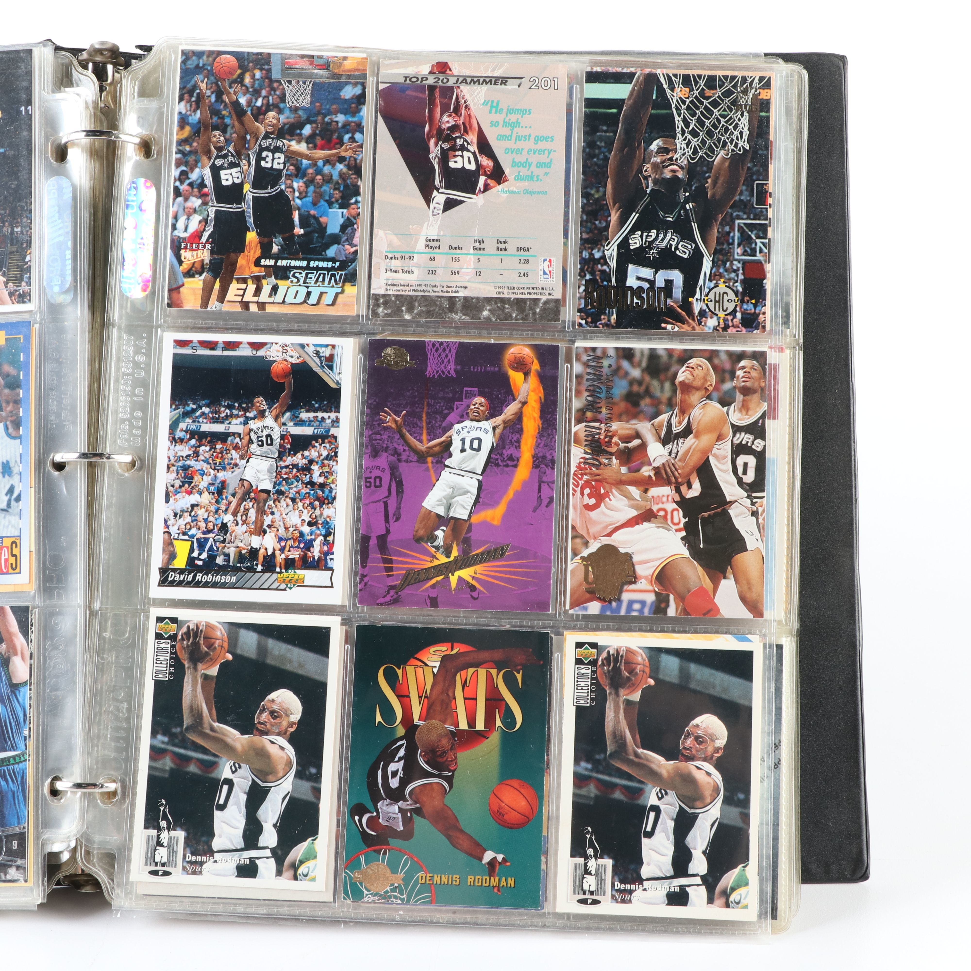 NBA Hoops with Other Basketball Cards Featuring John Stockton and Magic Johnson