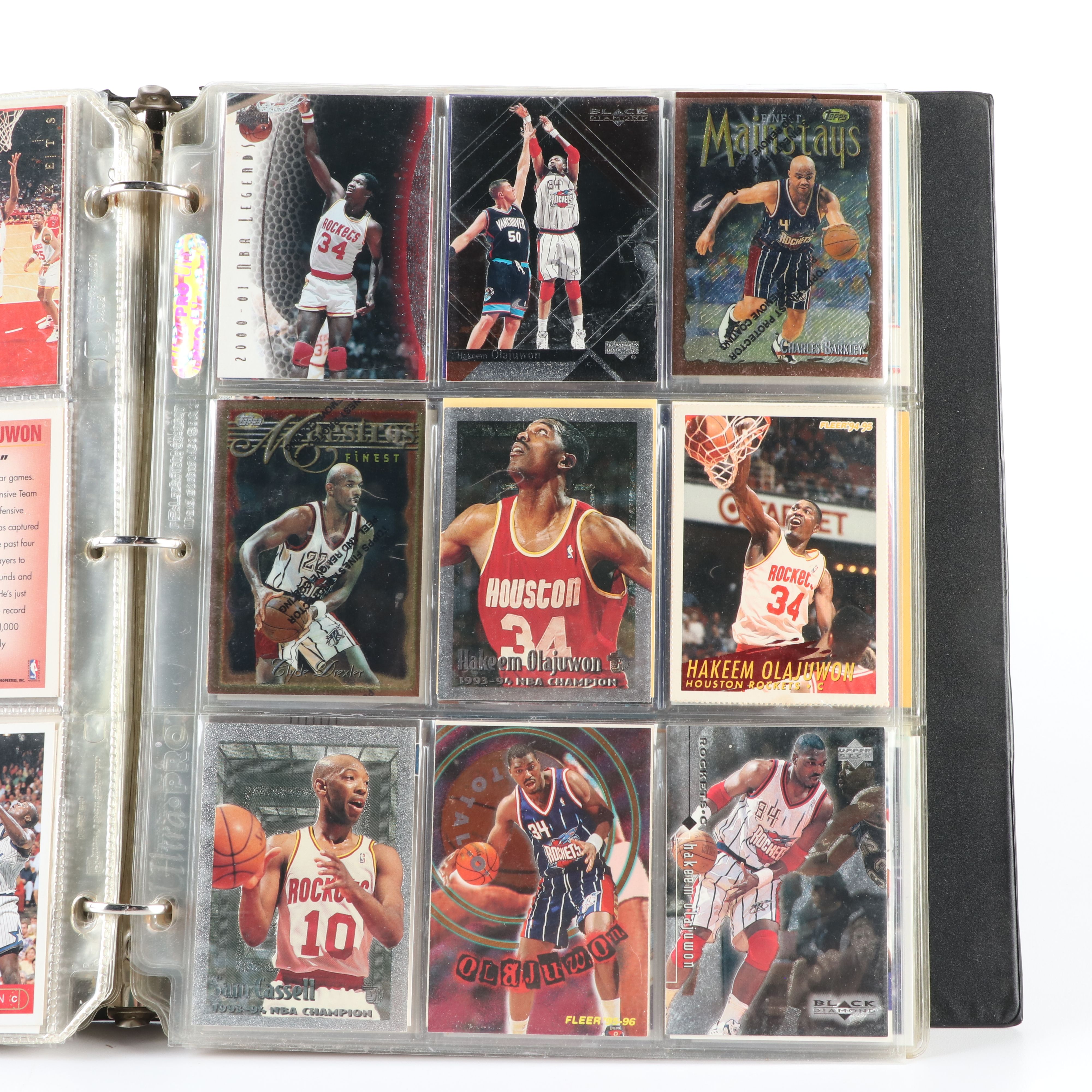 NBA Hoops with Other Basketball Cards Featuring John Stockton and Magic Johnson