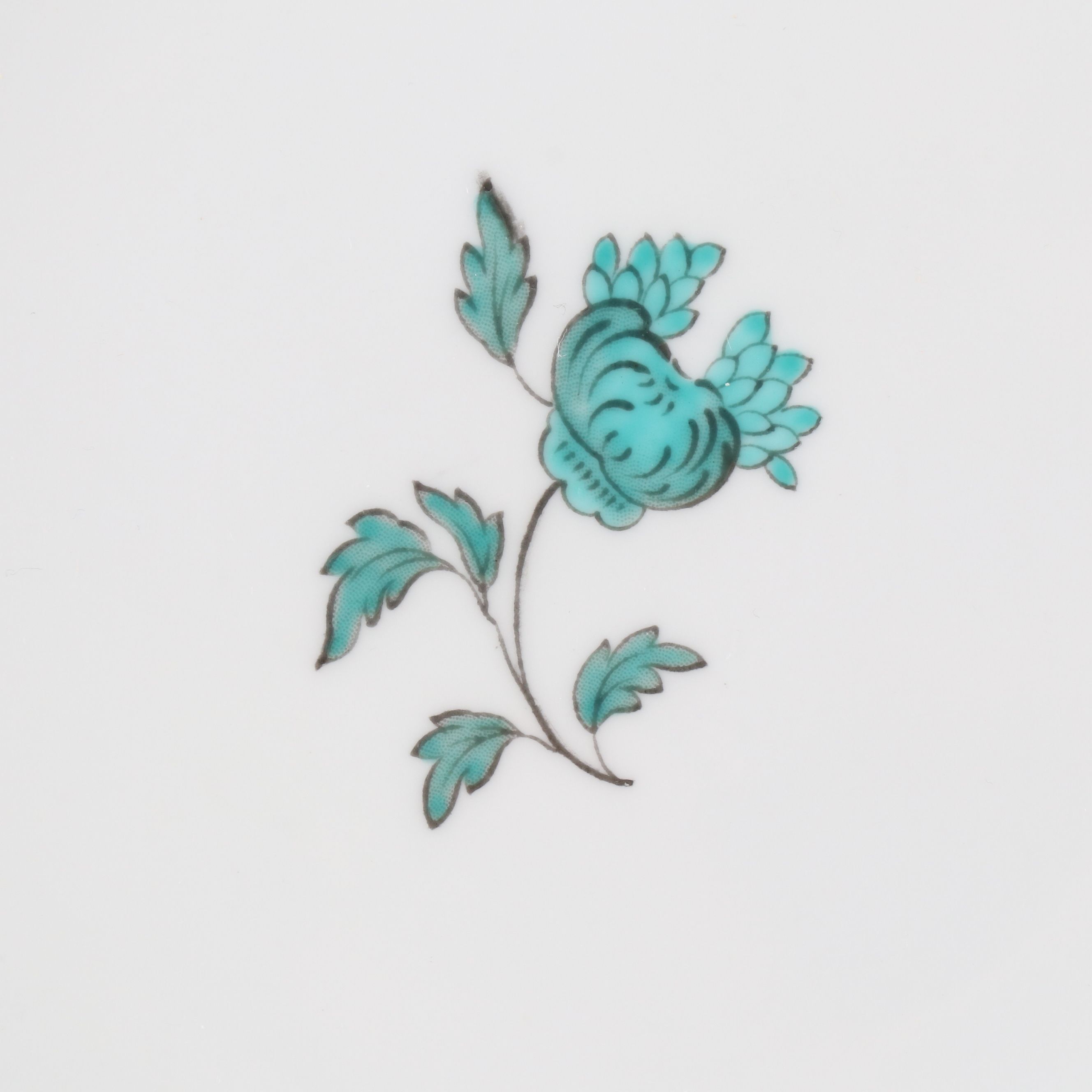 Spode "Darlington" Porcelain Luncheon Plates, Mid to Late 20th Century