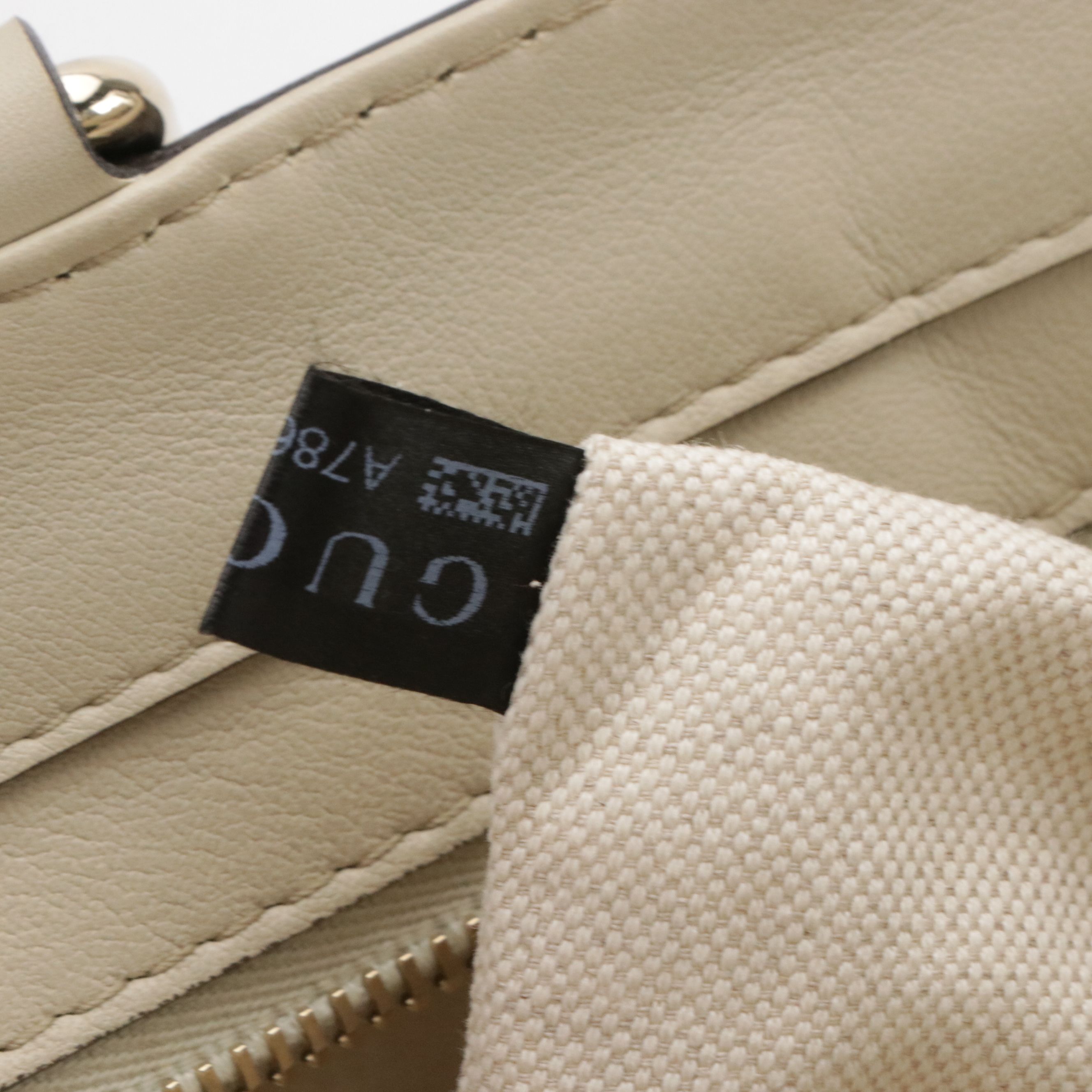 Gucci Mayfair Medium Tote Bag in Neutral Guccissima Leather