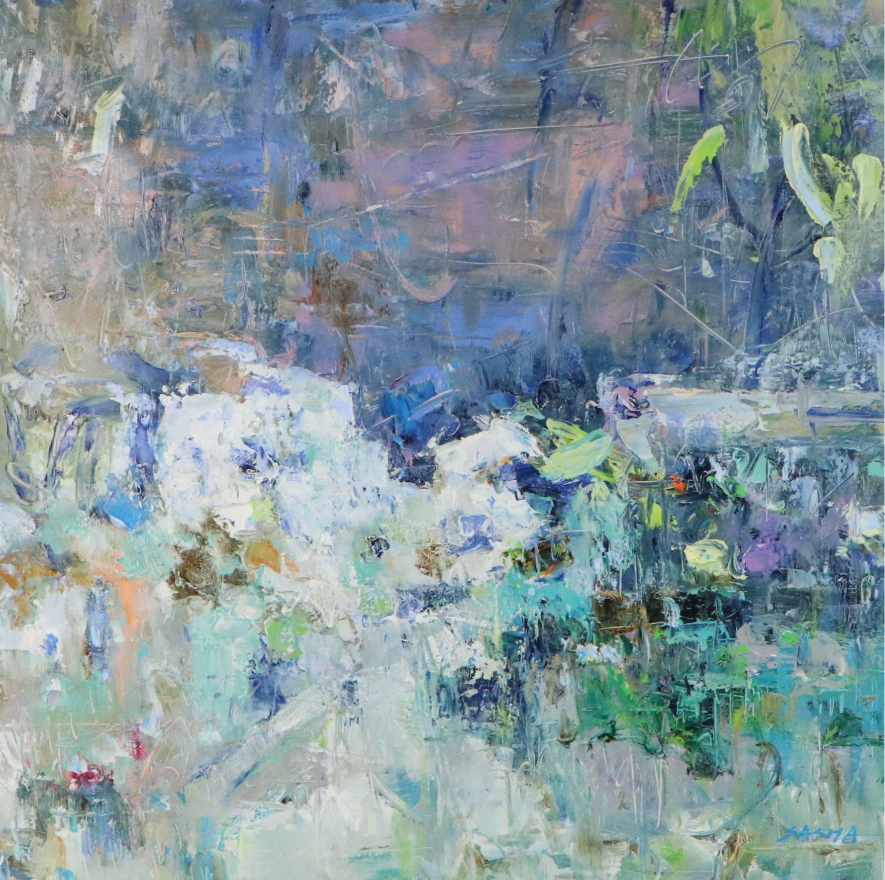 Unstretched Oil Painting "Sympathy," Circa 2026