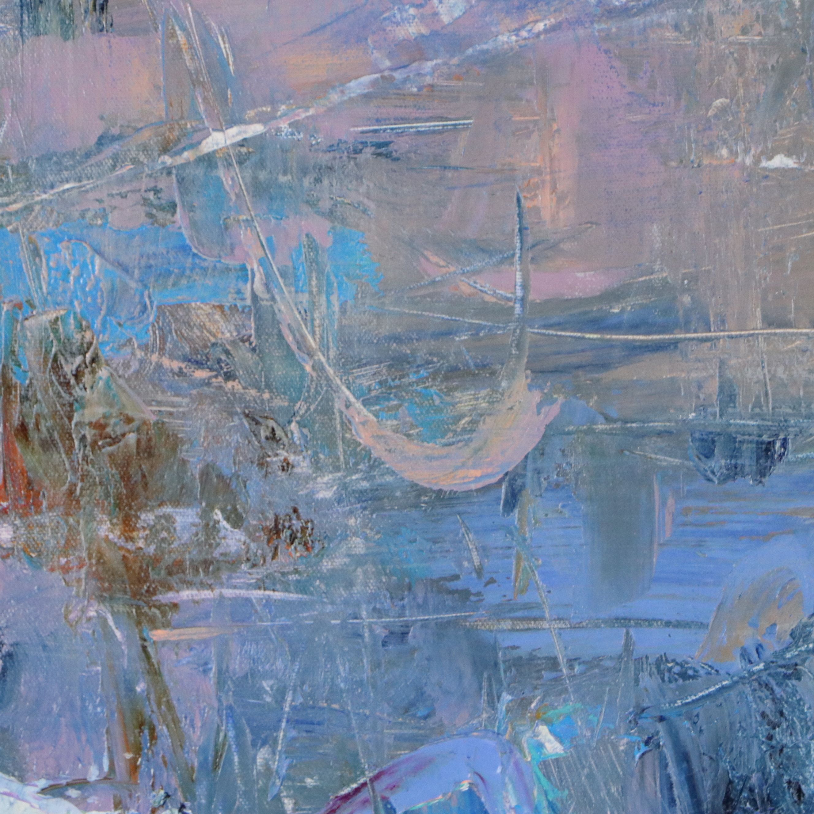 Unstretched Oil Painting "Sympathy," Circa 2026