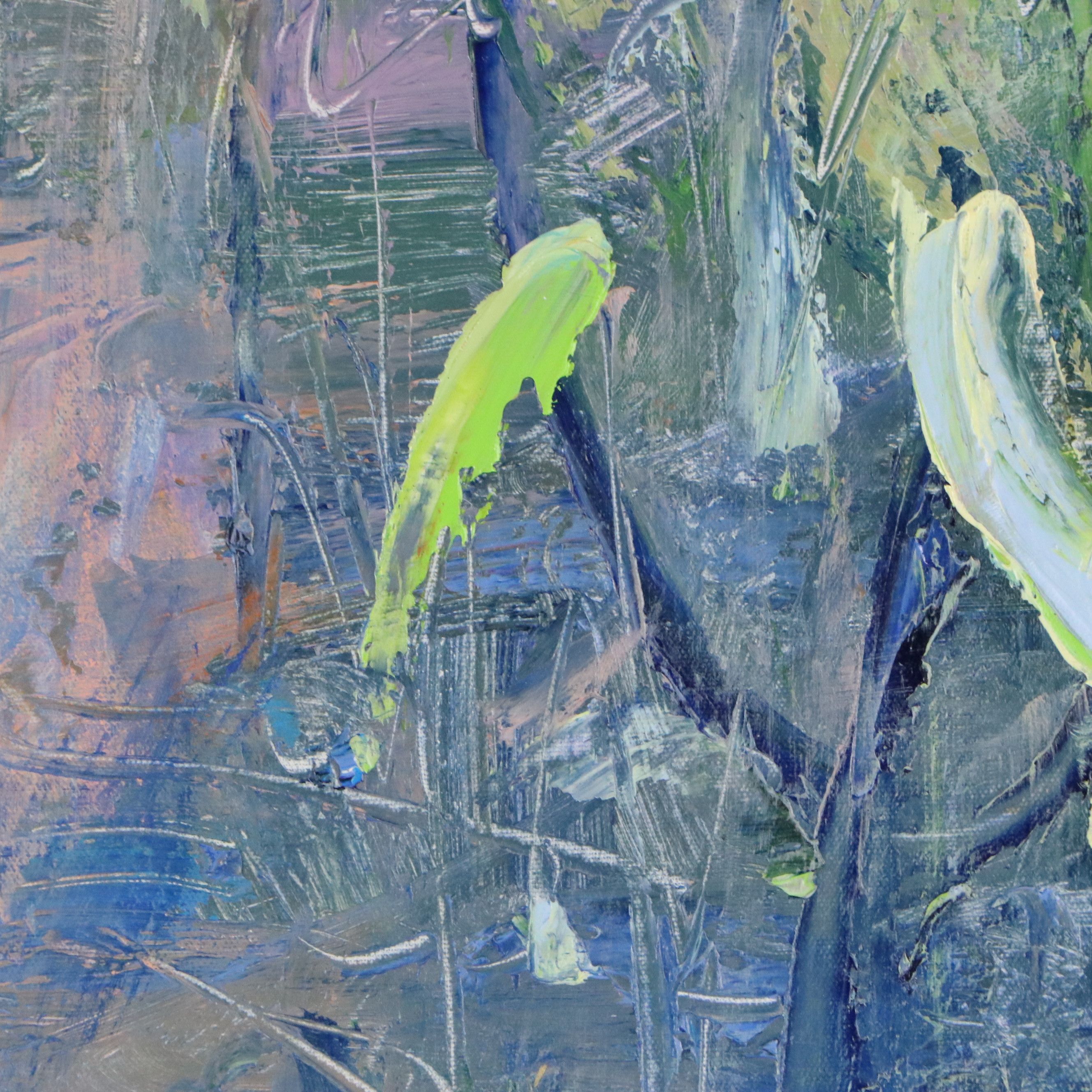 Unstretched Oil Painting "Sympathy," Circa 2026