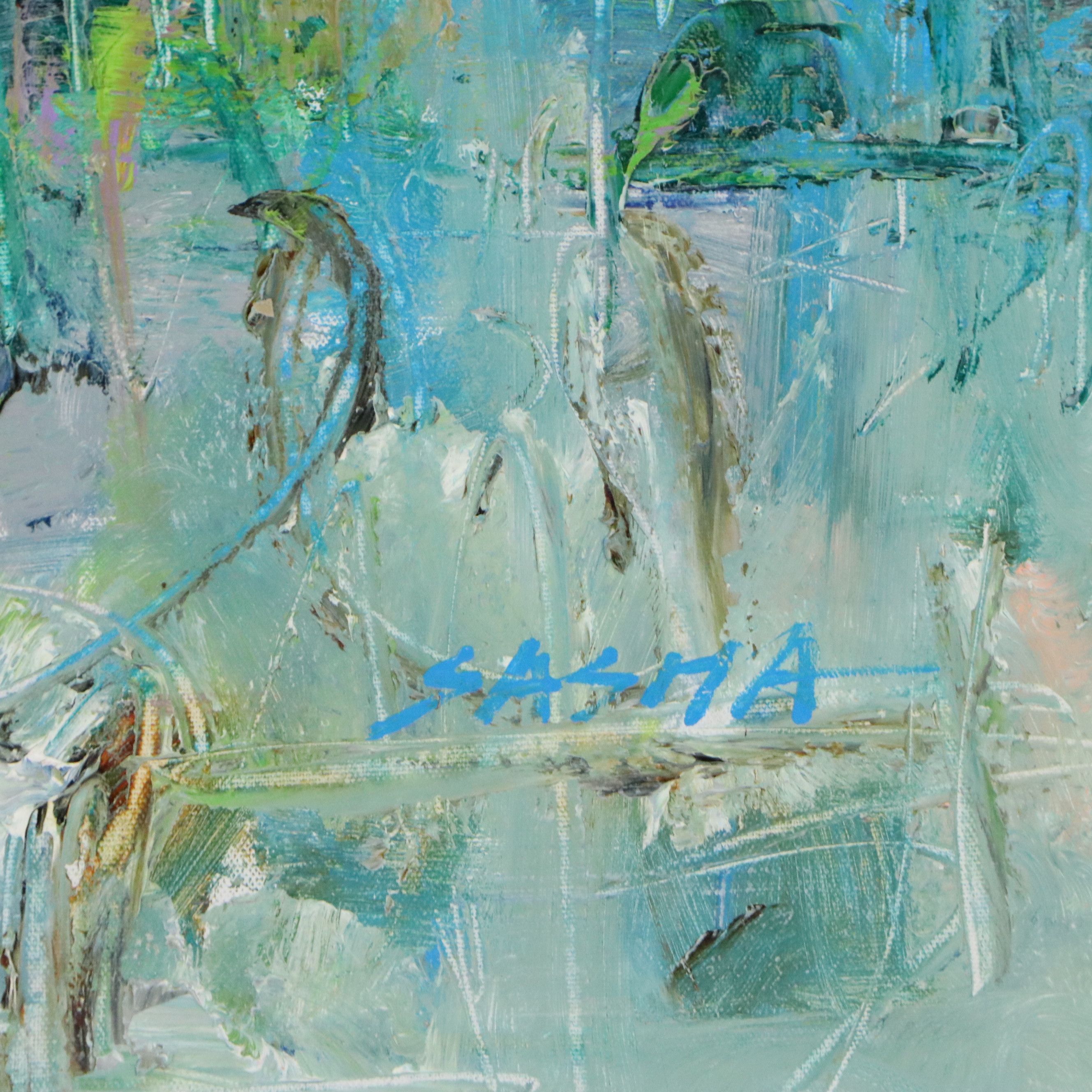 Unstretched Oil Painting "Sympathy," Circa 2026