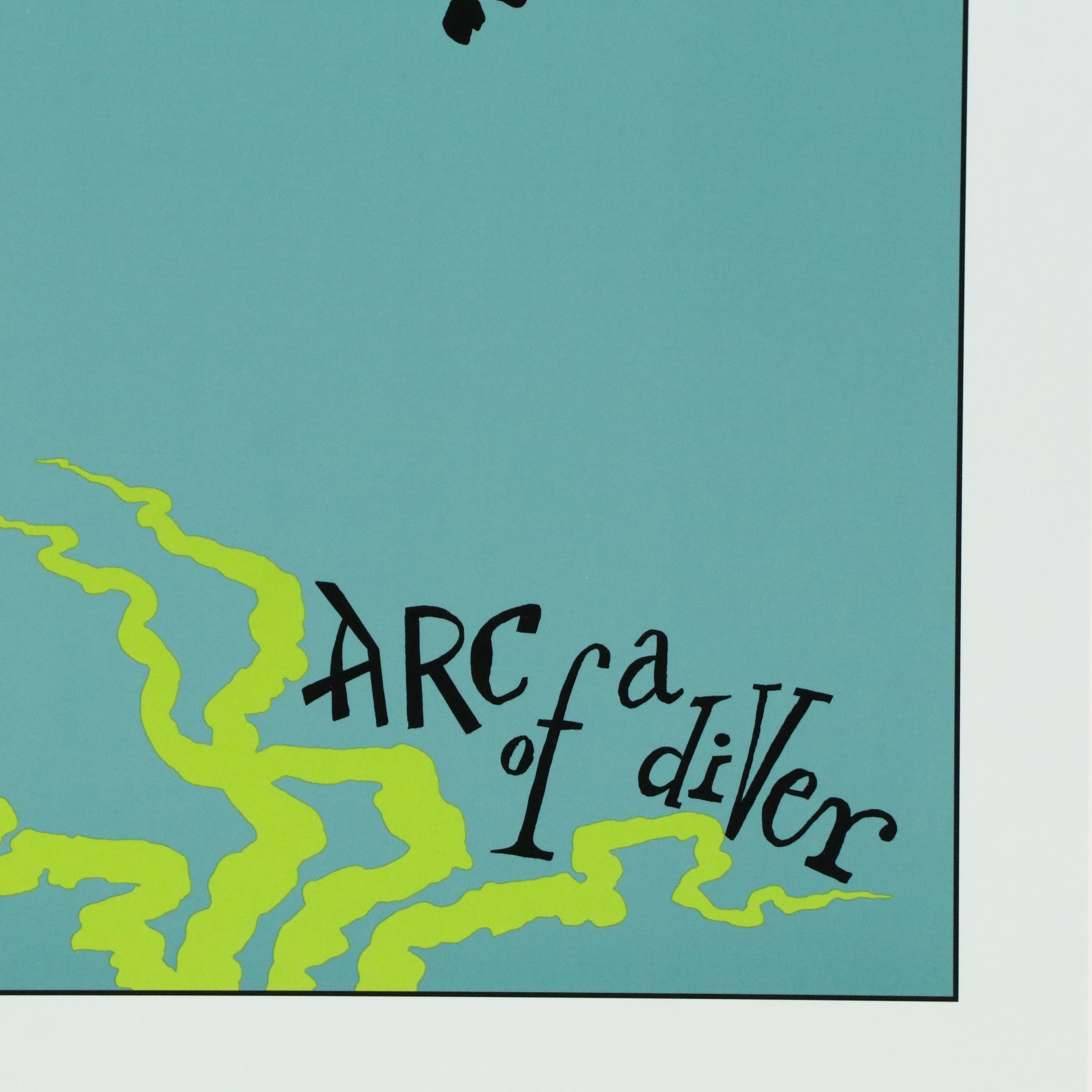 Tony Wright Offset Lithograph "Arc of a Diver," 1990