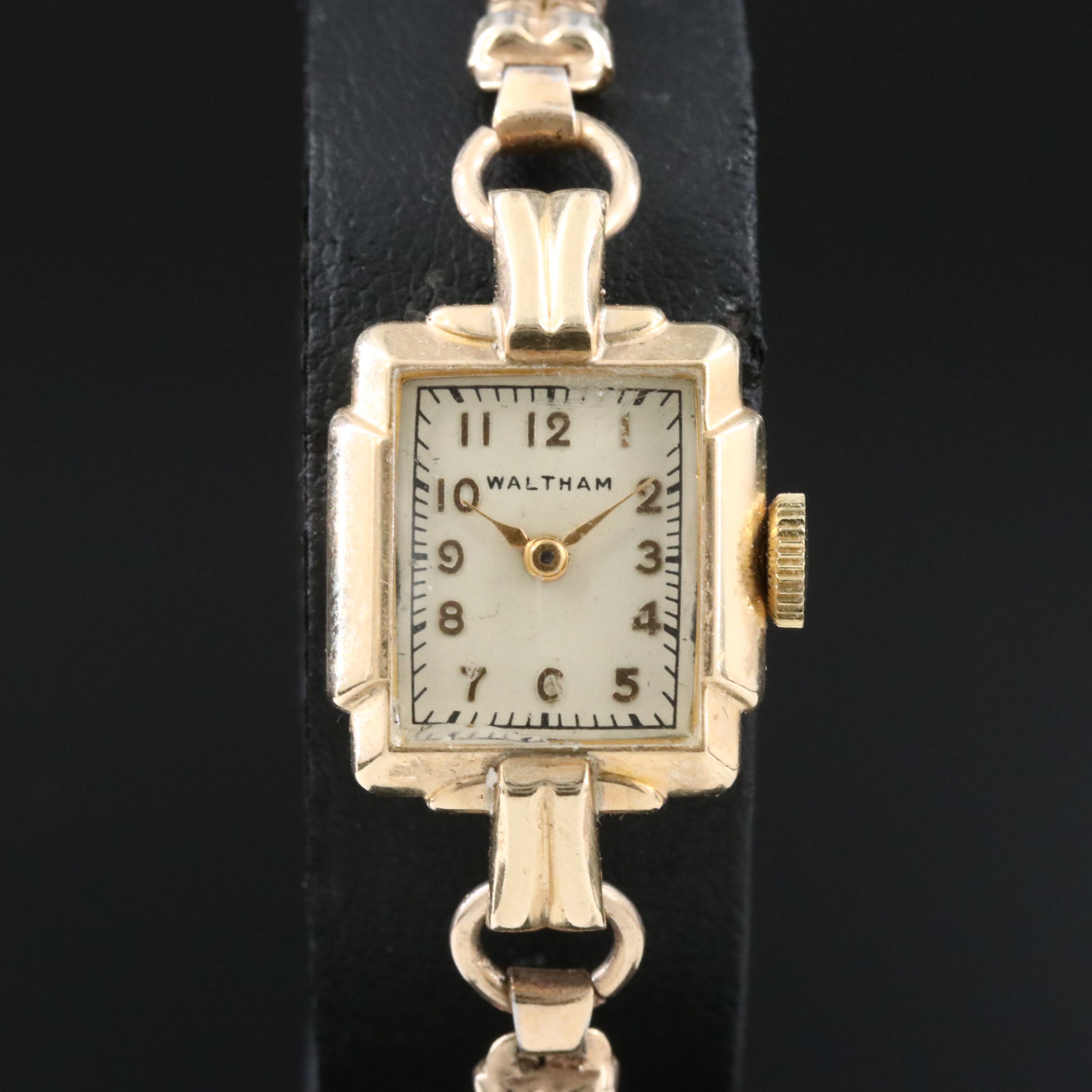 Waltham 10K Gold Filled Circa 1950`s Manual Wind Watch