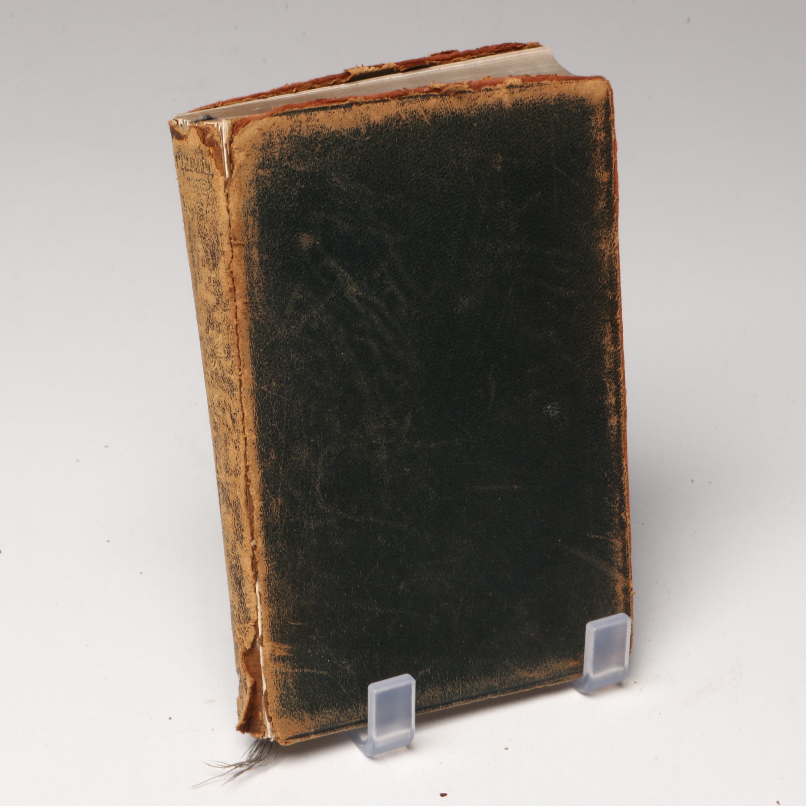 "The Works of Edgar Allan Poe" with Other Leather Bound Books and Toleware Trays