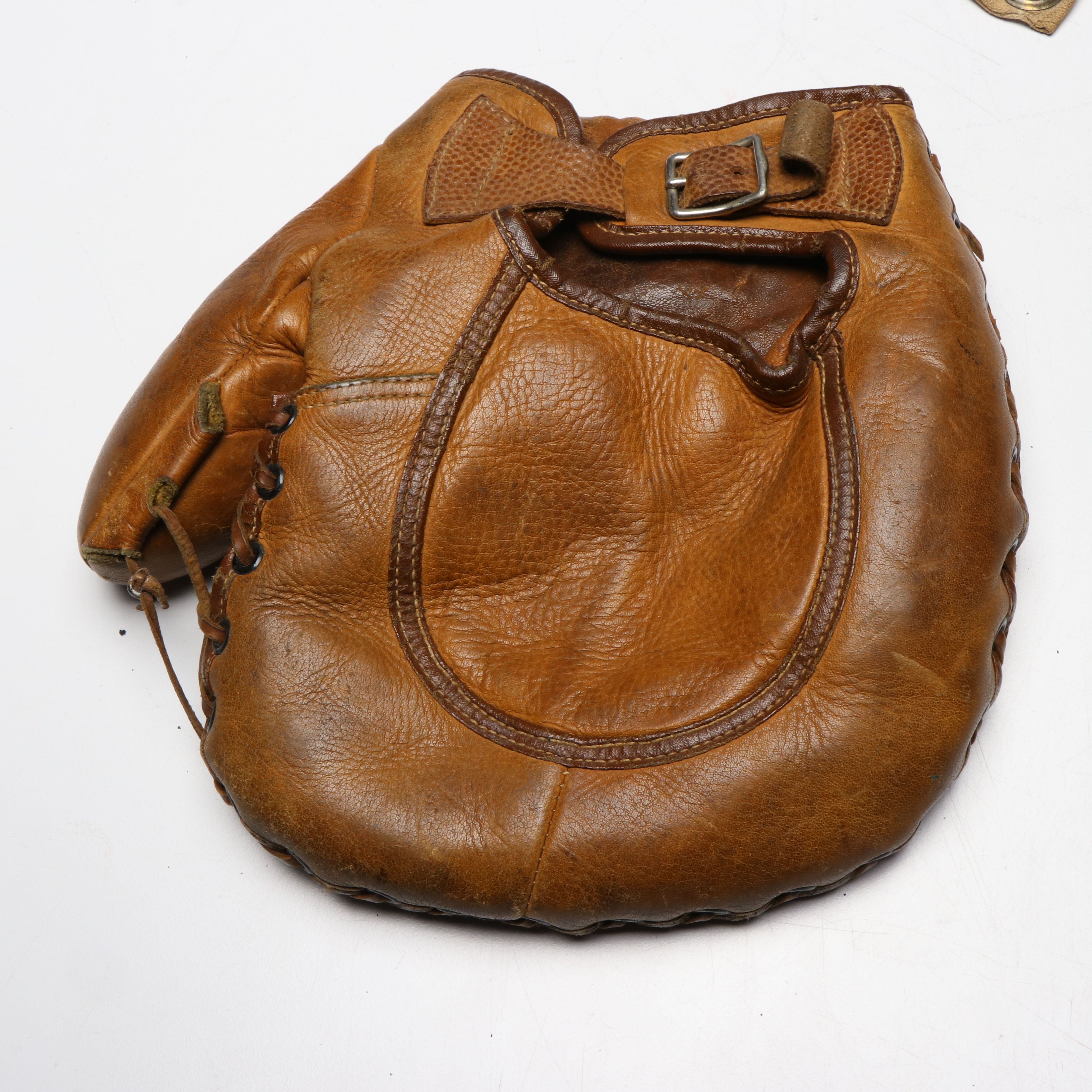 48-Star U.S. Flag with Vintage Boxing Gloves, Catcher's Mitt and More