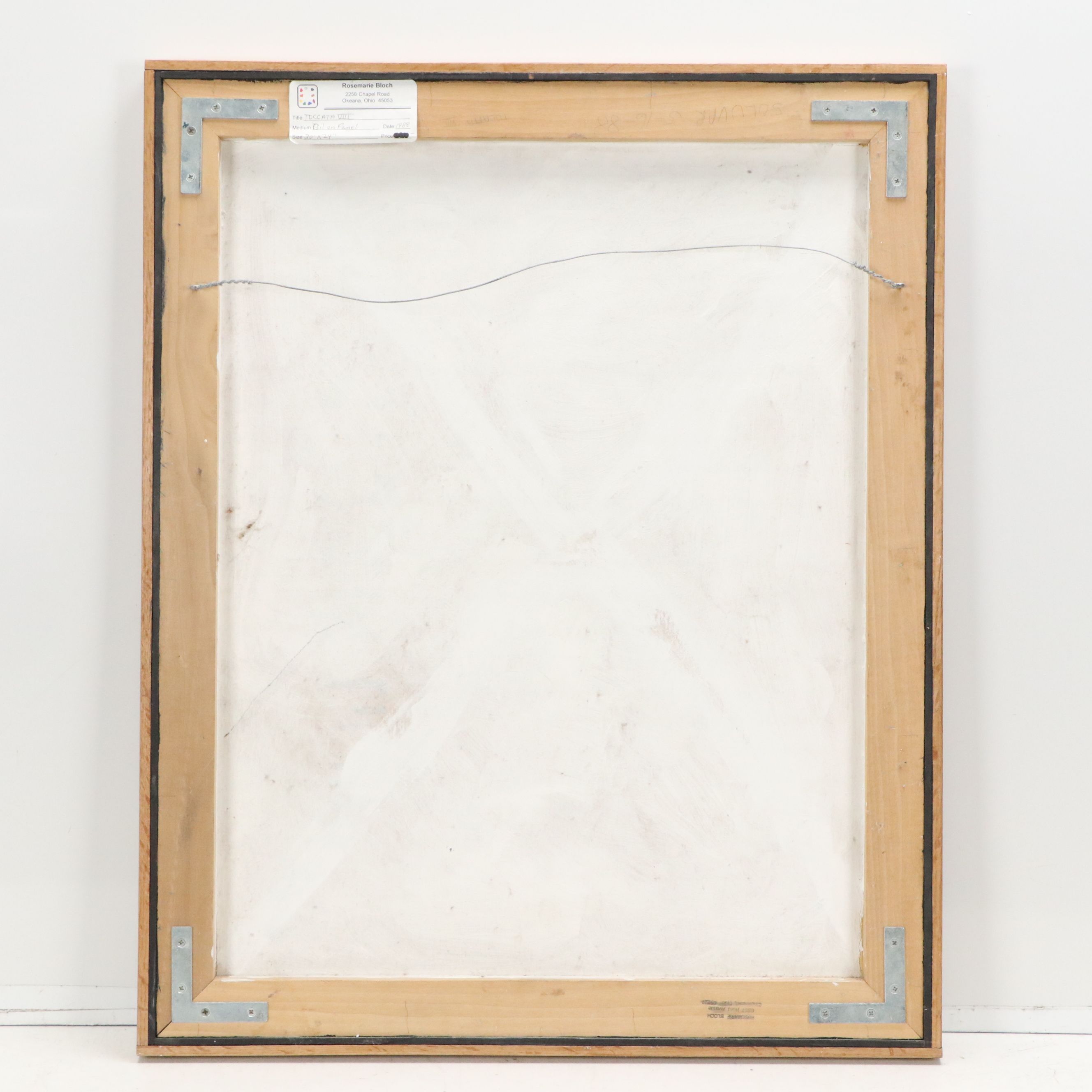 Rosemarie Bloch Acrylic Painting "Toccata VIII," 1988