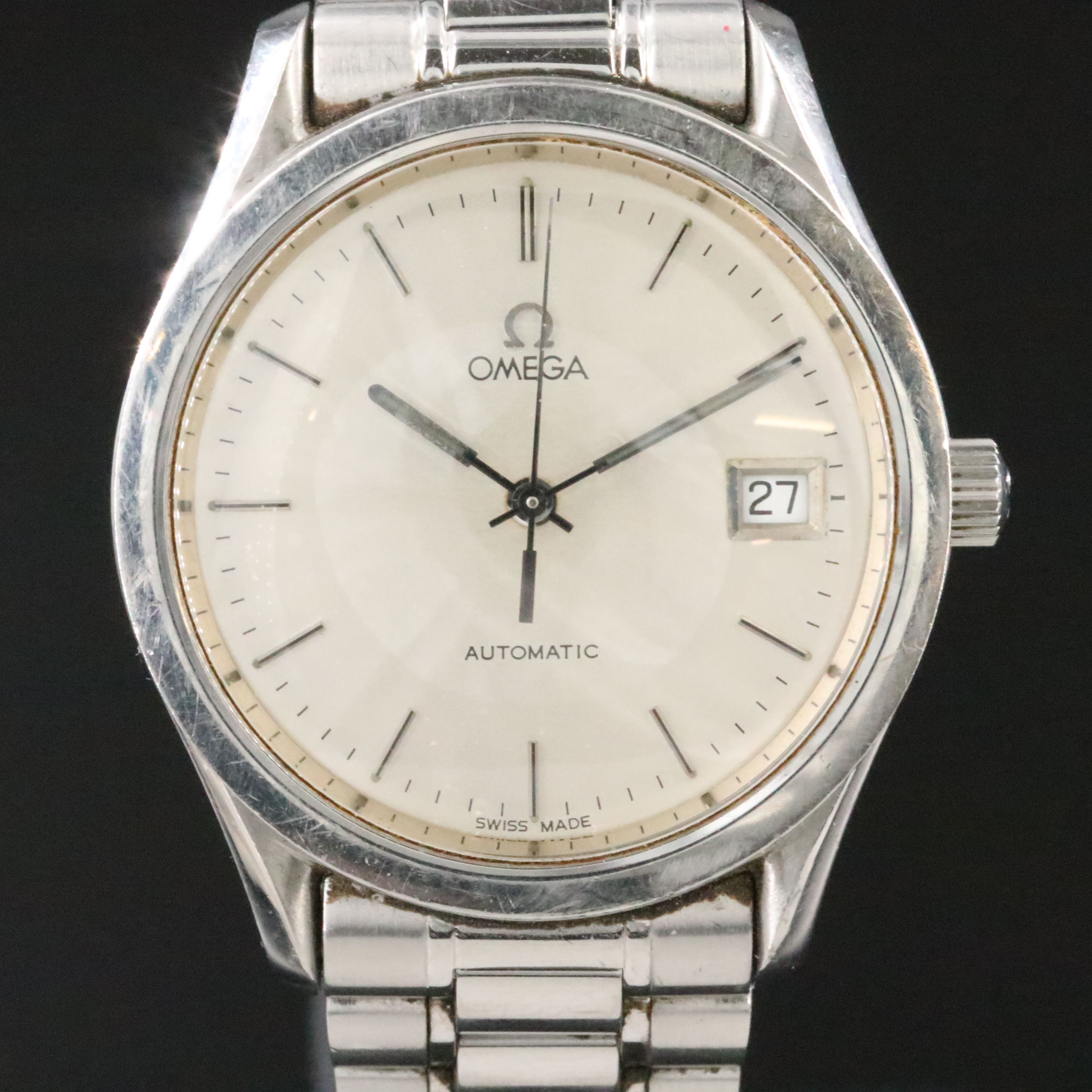 1993 Omega Maison Fondee En 1848 Model 166.0298 Automatic Date Watch