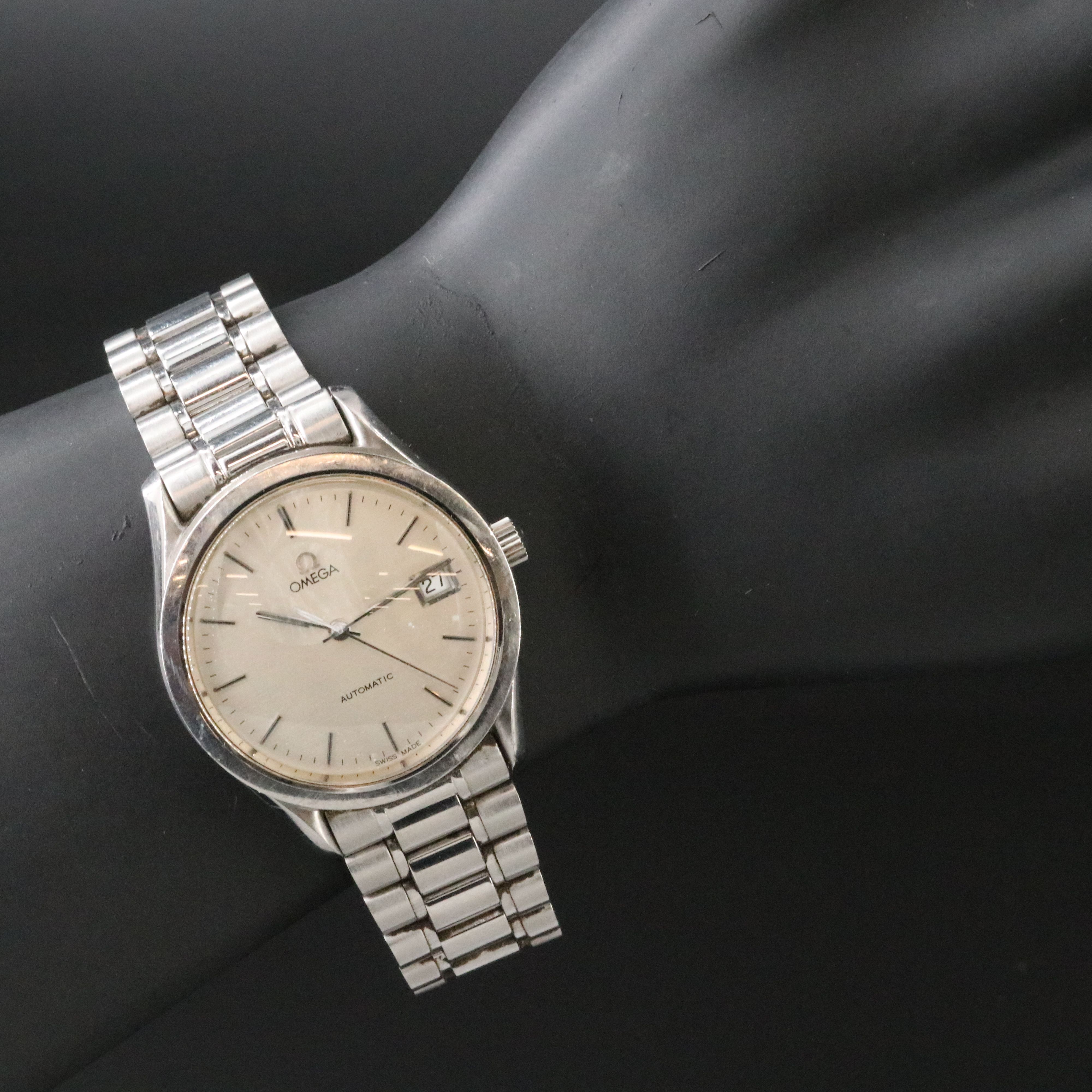 1993 Omega Maison Fondee En 1848 Model 166.0298 Automatic Date Watch