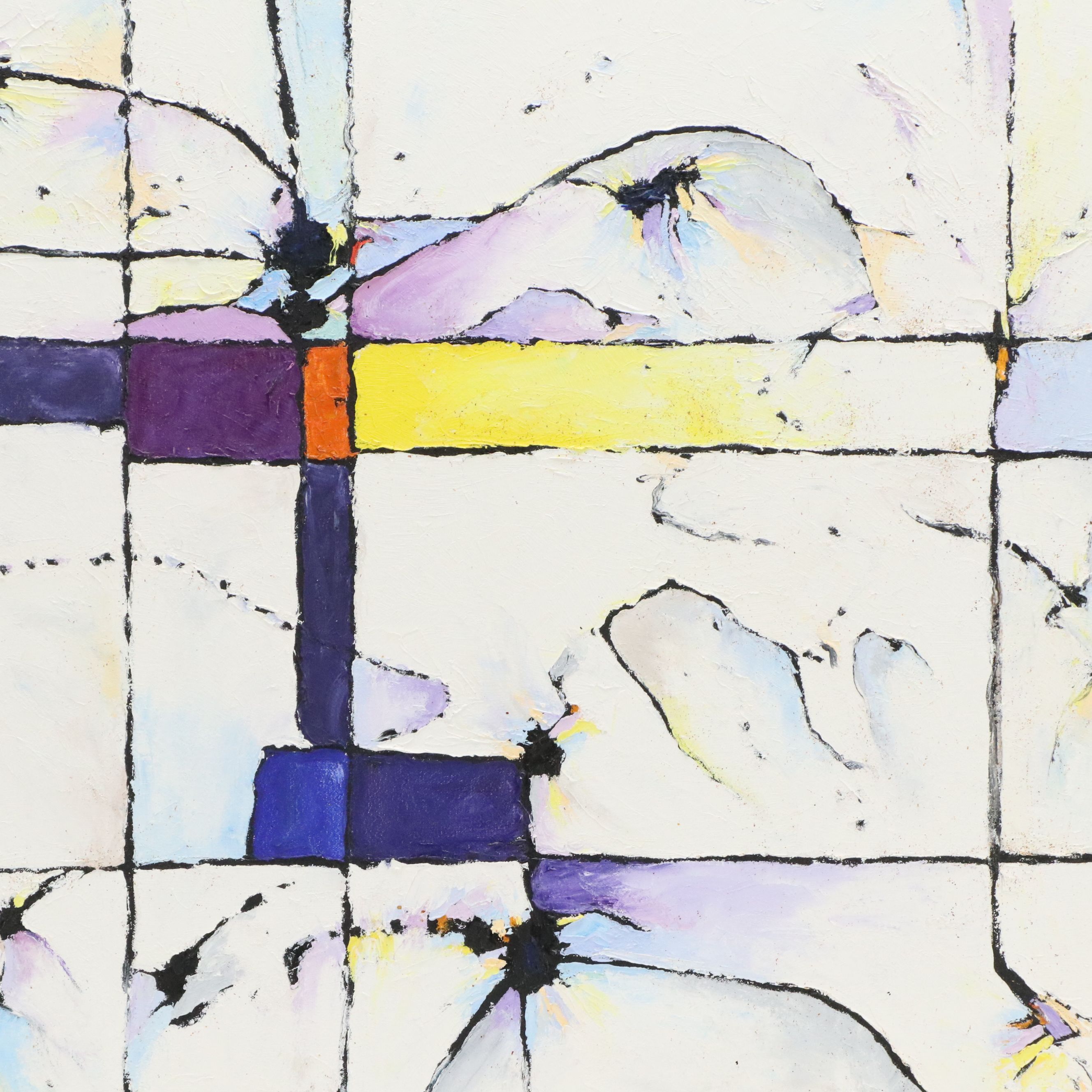 Rosemarie Bloch Acrylic Painting "Winter Dreams," 1997