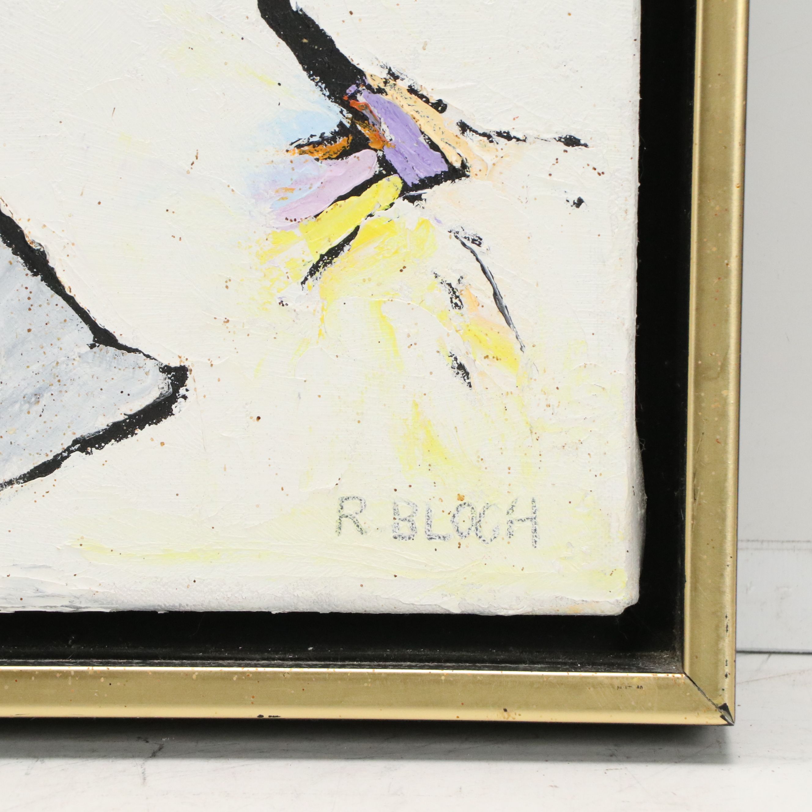 Rosemarie Bloch Acrylic Painting "Winter Dreams," 1997