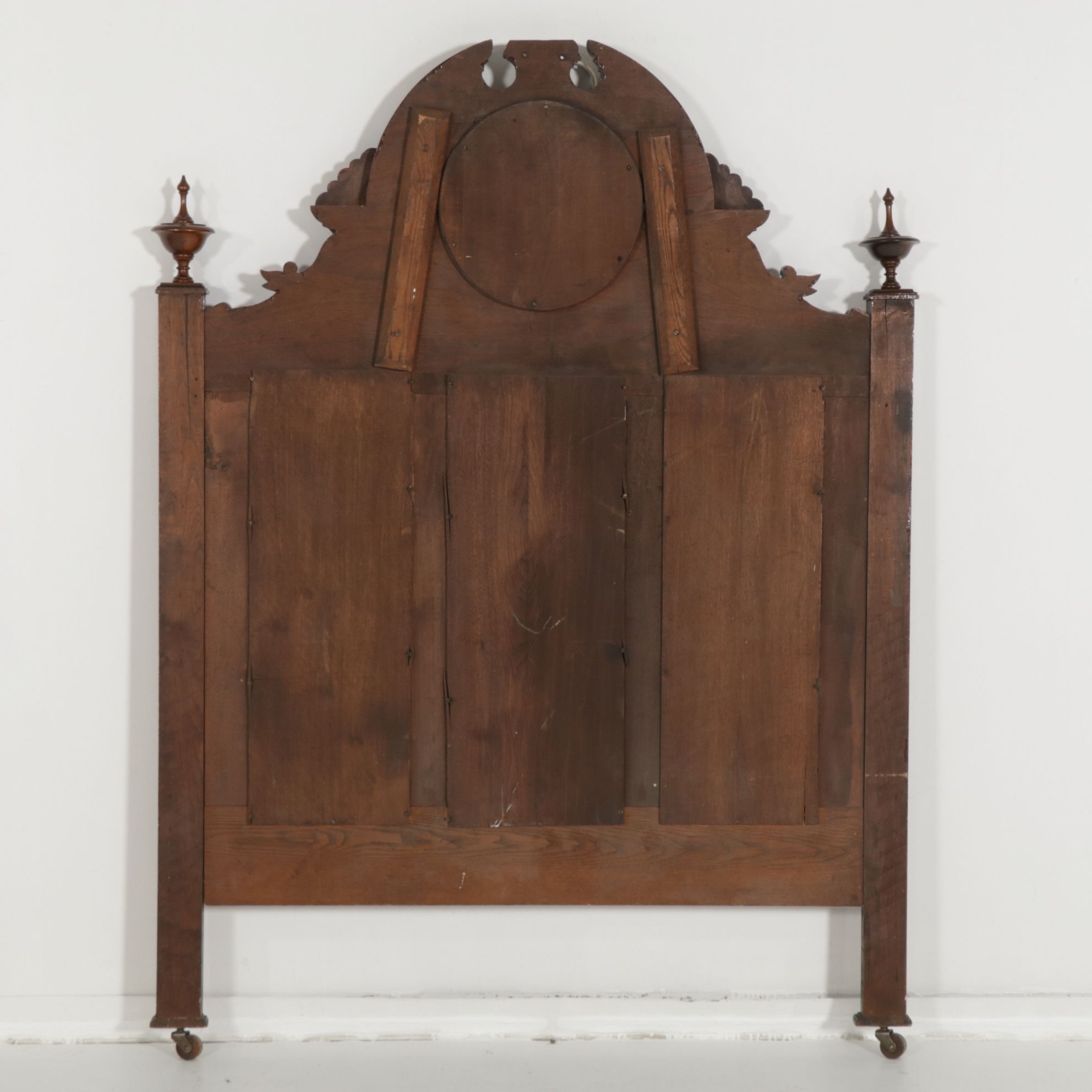 Victorian Carved Mahogany Full Size Bed Frame, Late 19th to Early 20th Century