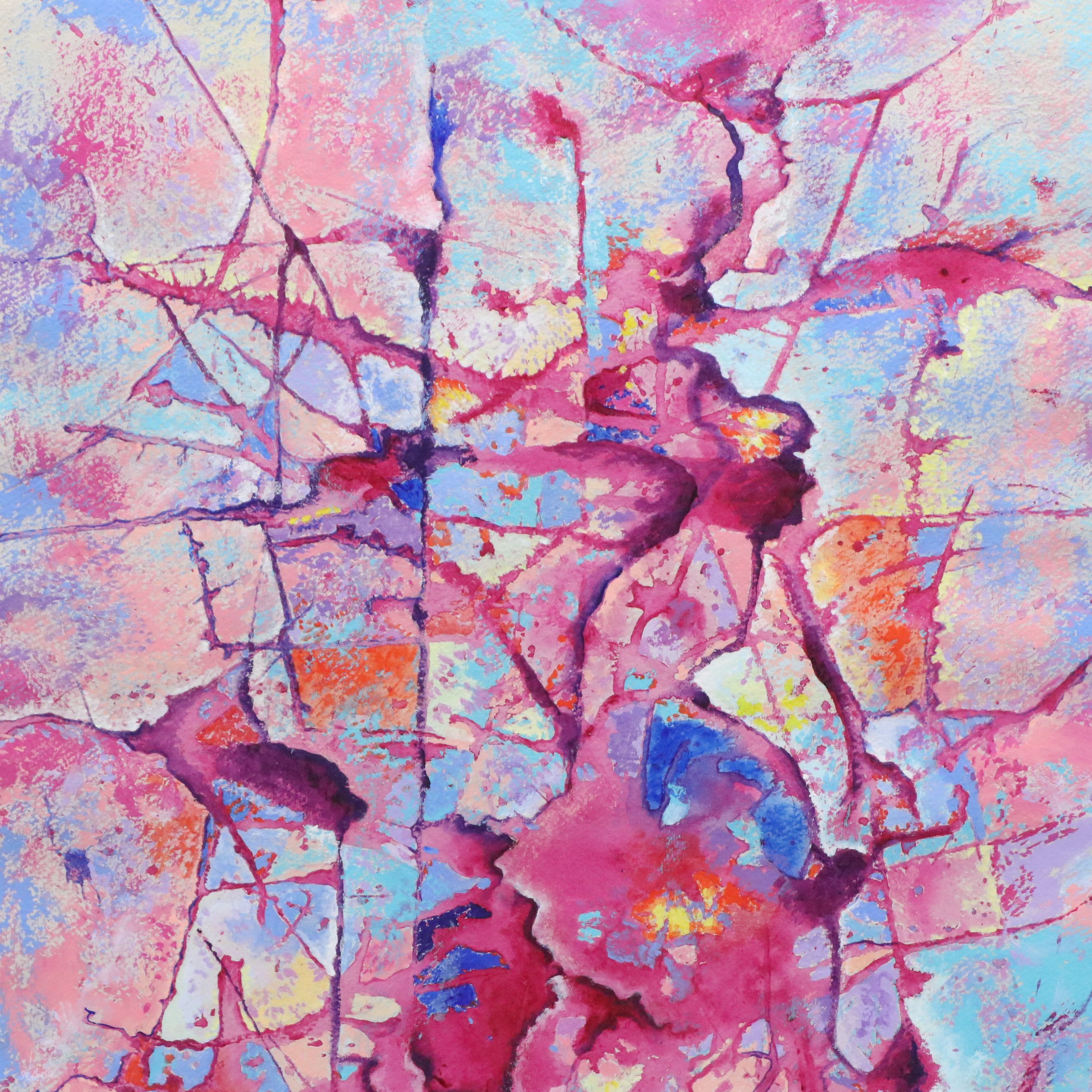 Rosemarie Bloch Acrylic Painting "Capriccio XVI," 1993