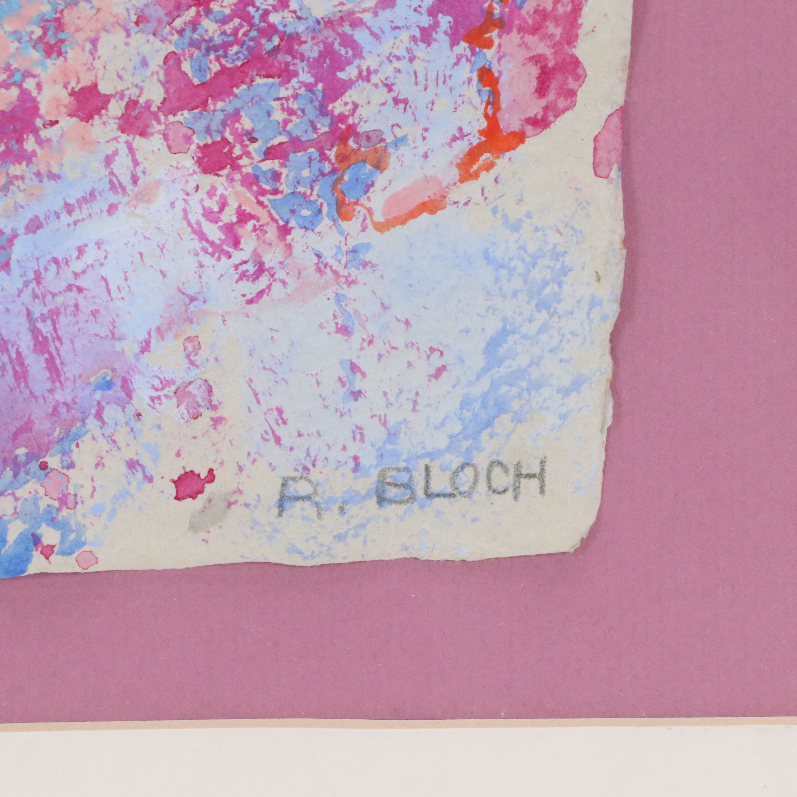 Rosemarie Bloch Acrylic Painting "Capriccio XVI," 1993