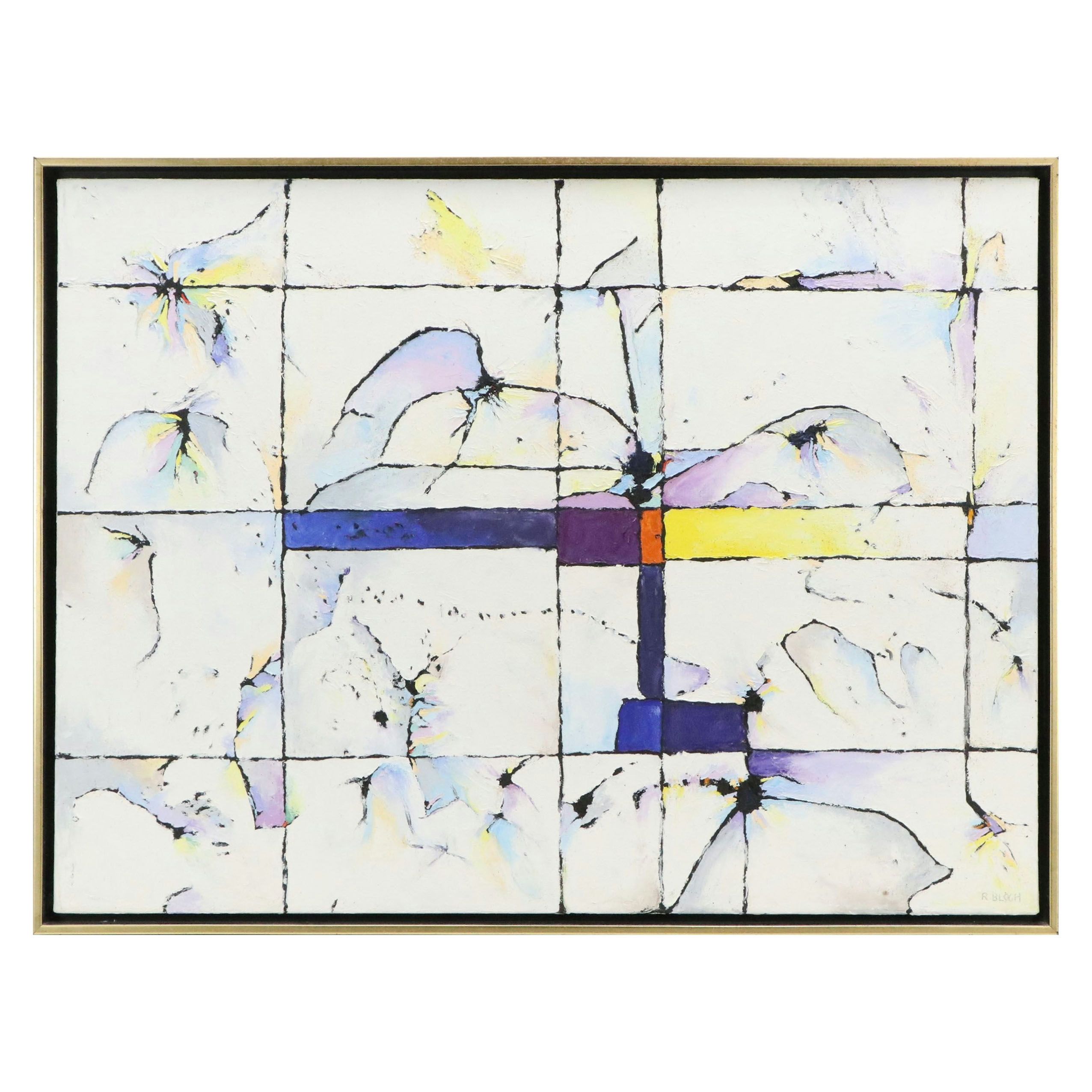 Rosemarie Bloch Acrylic Painting "Winter Dreams," 1997