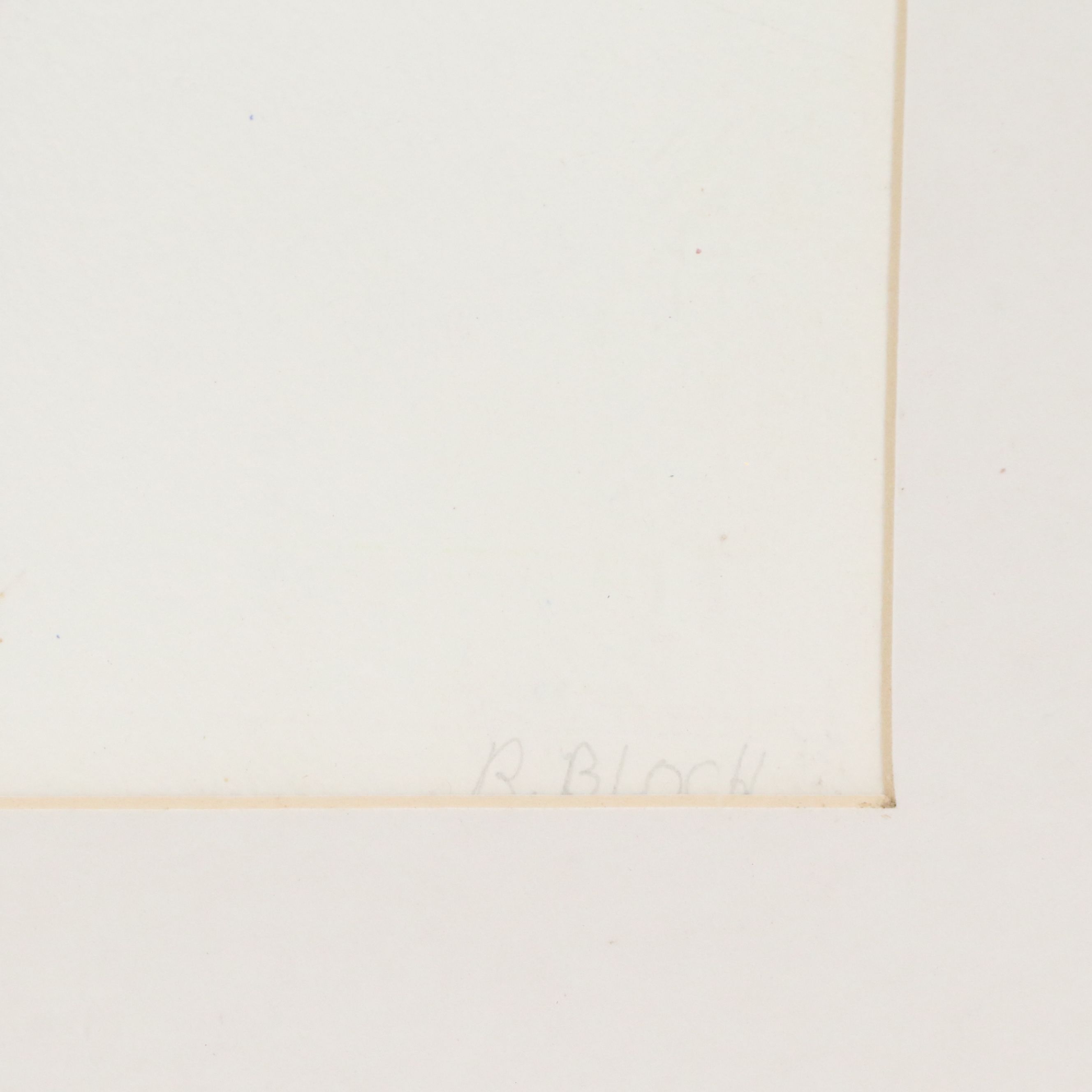 Rosemarie Bloch Ink Drawing "Rondo Printemps," 1995