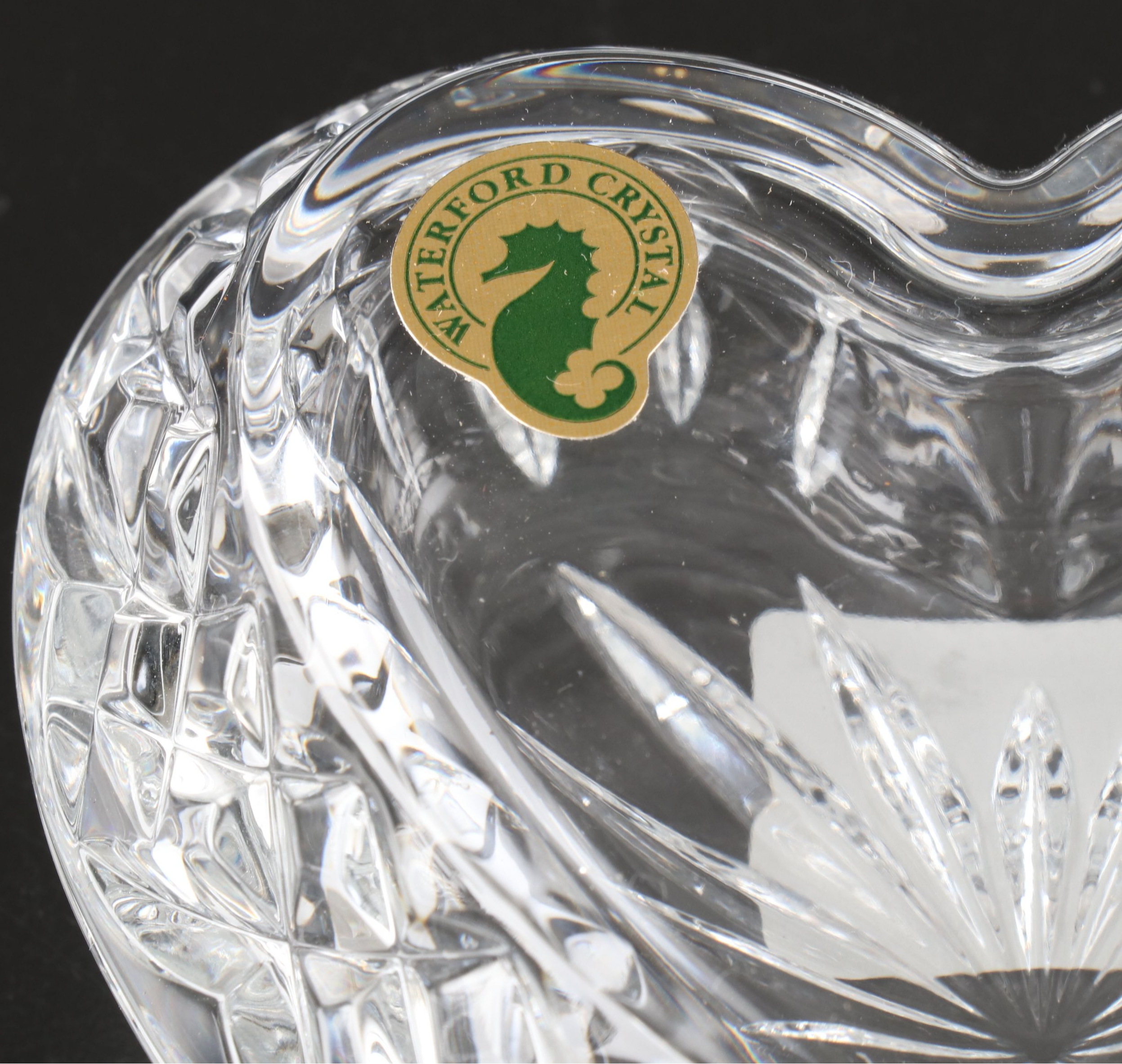 Waterford "Lismore" Heart Box and Square Vase with More Crystal Accessories