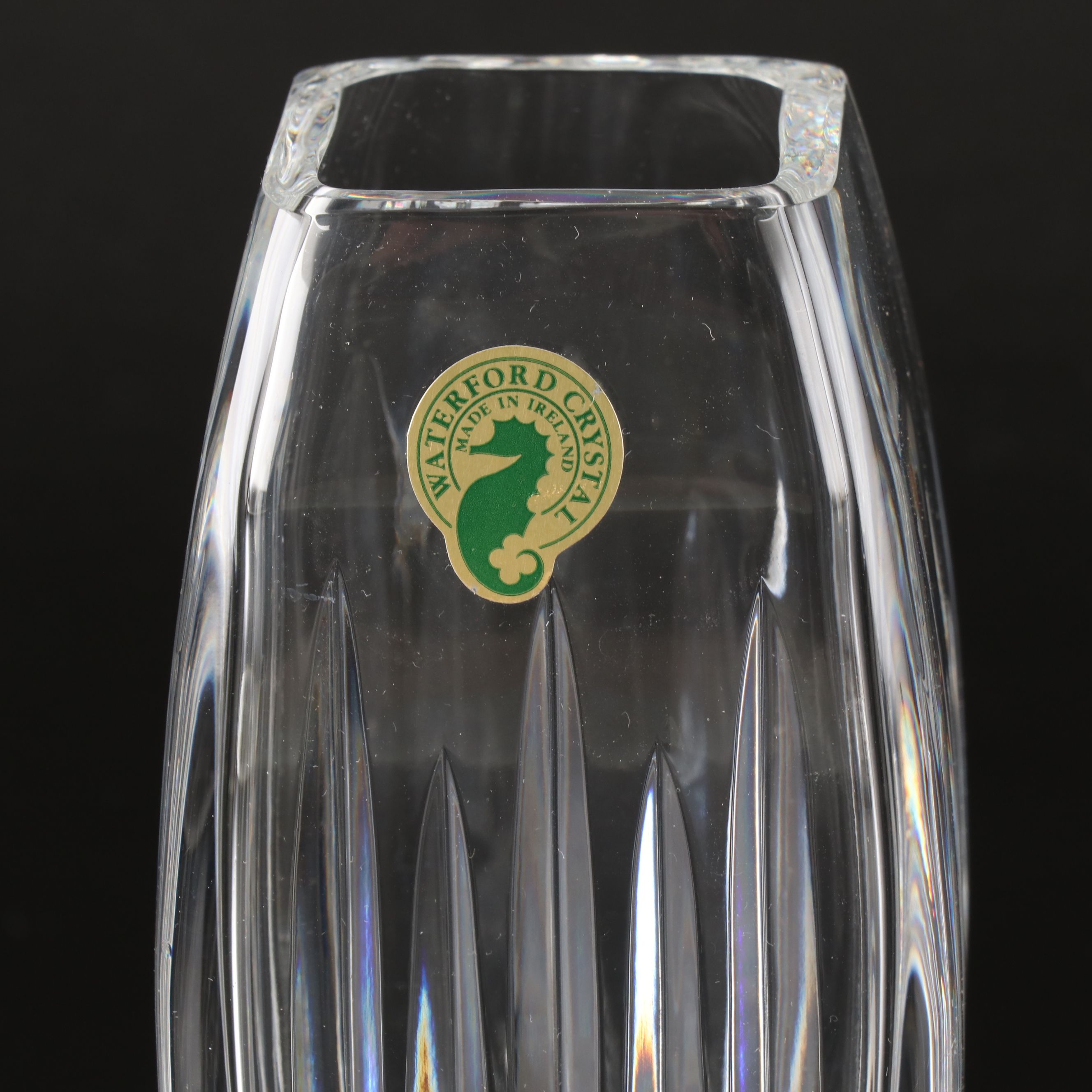 Waterford "Lismore" Heart Box and Square Vase with More Crystal Accessories