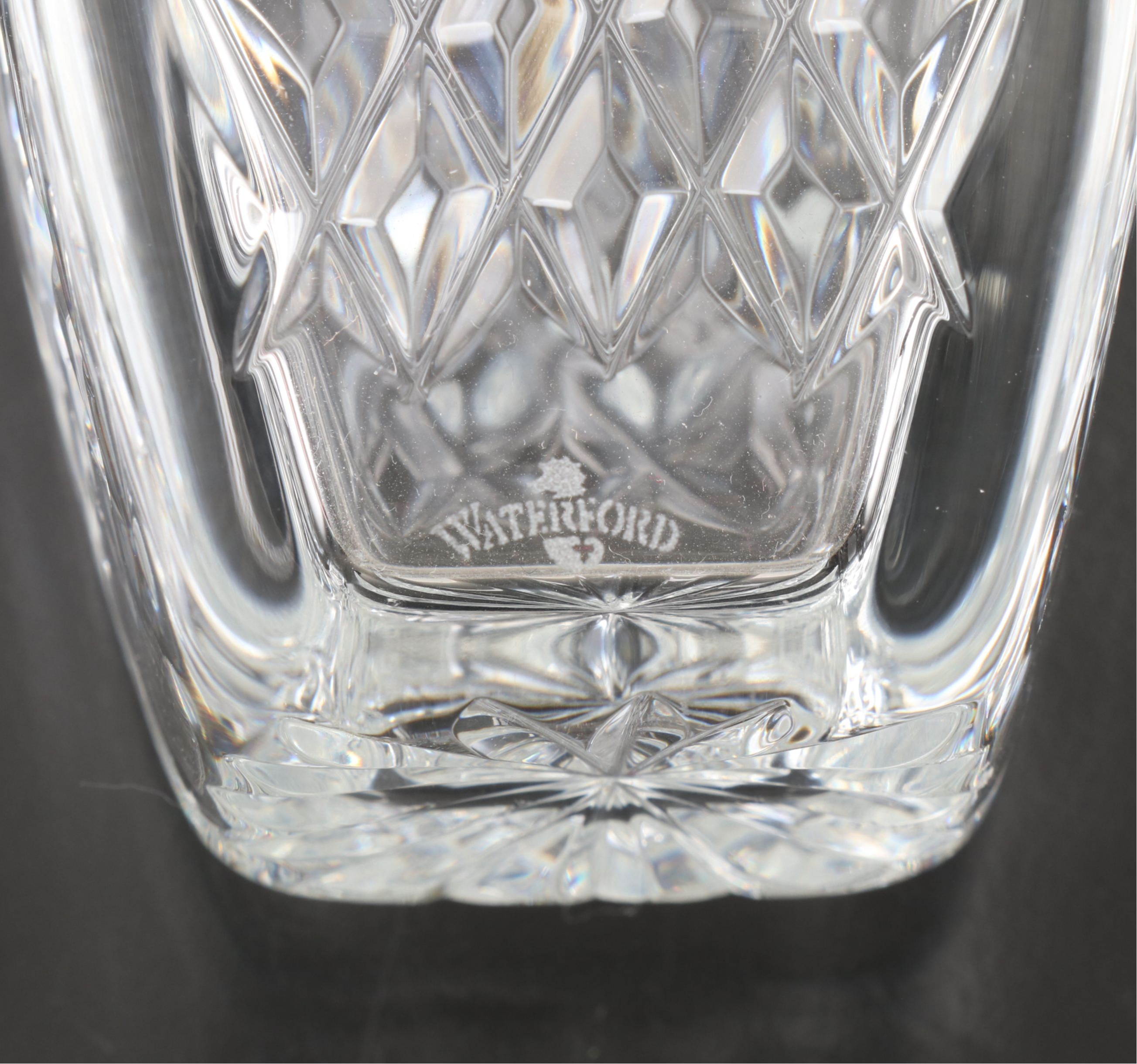 Waterford "Lismore" Heart Box and Square Vase with More Crystal Accessories