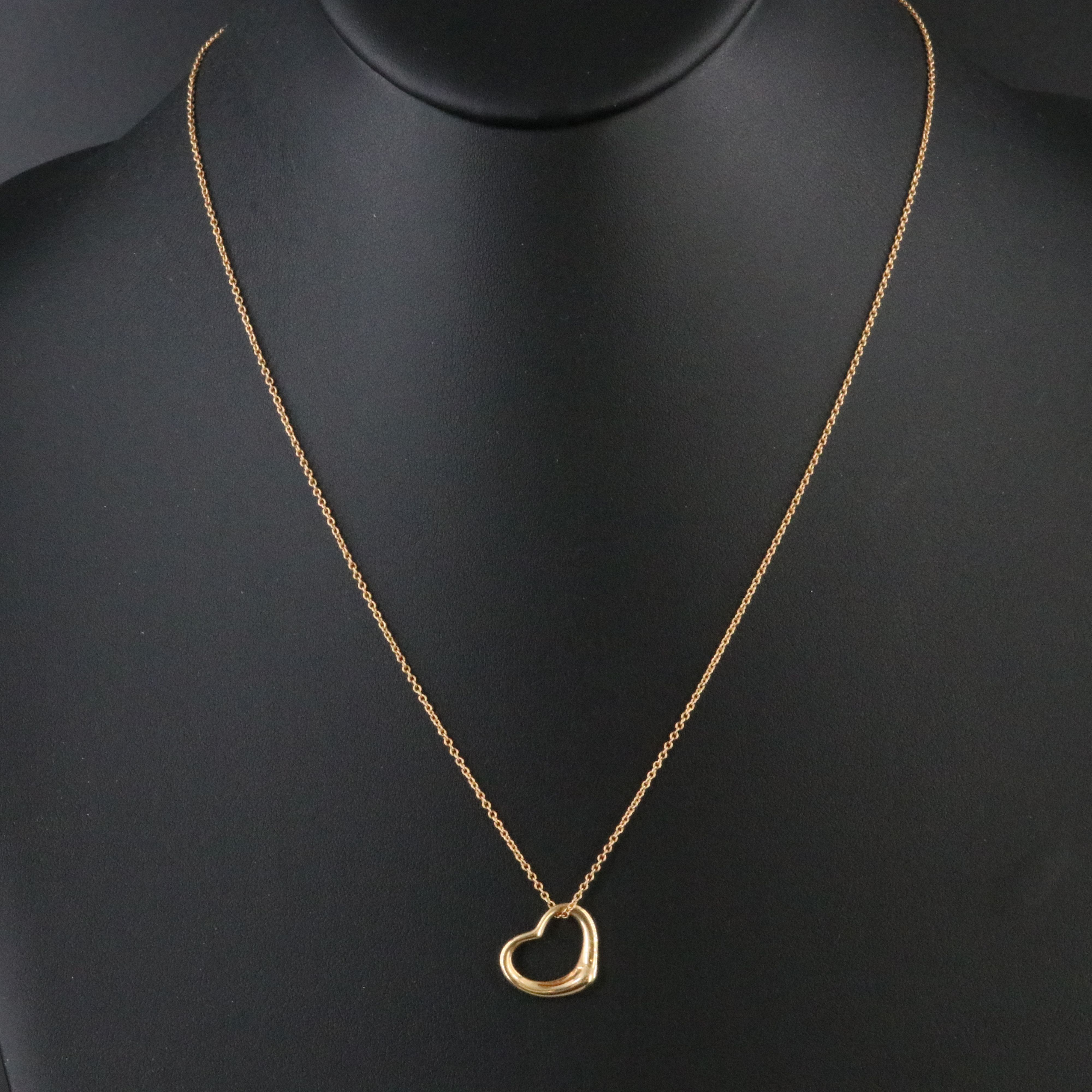 Elsa Peretti for Tiffany & Co. 18K Open Heart Necklace