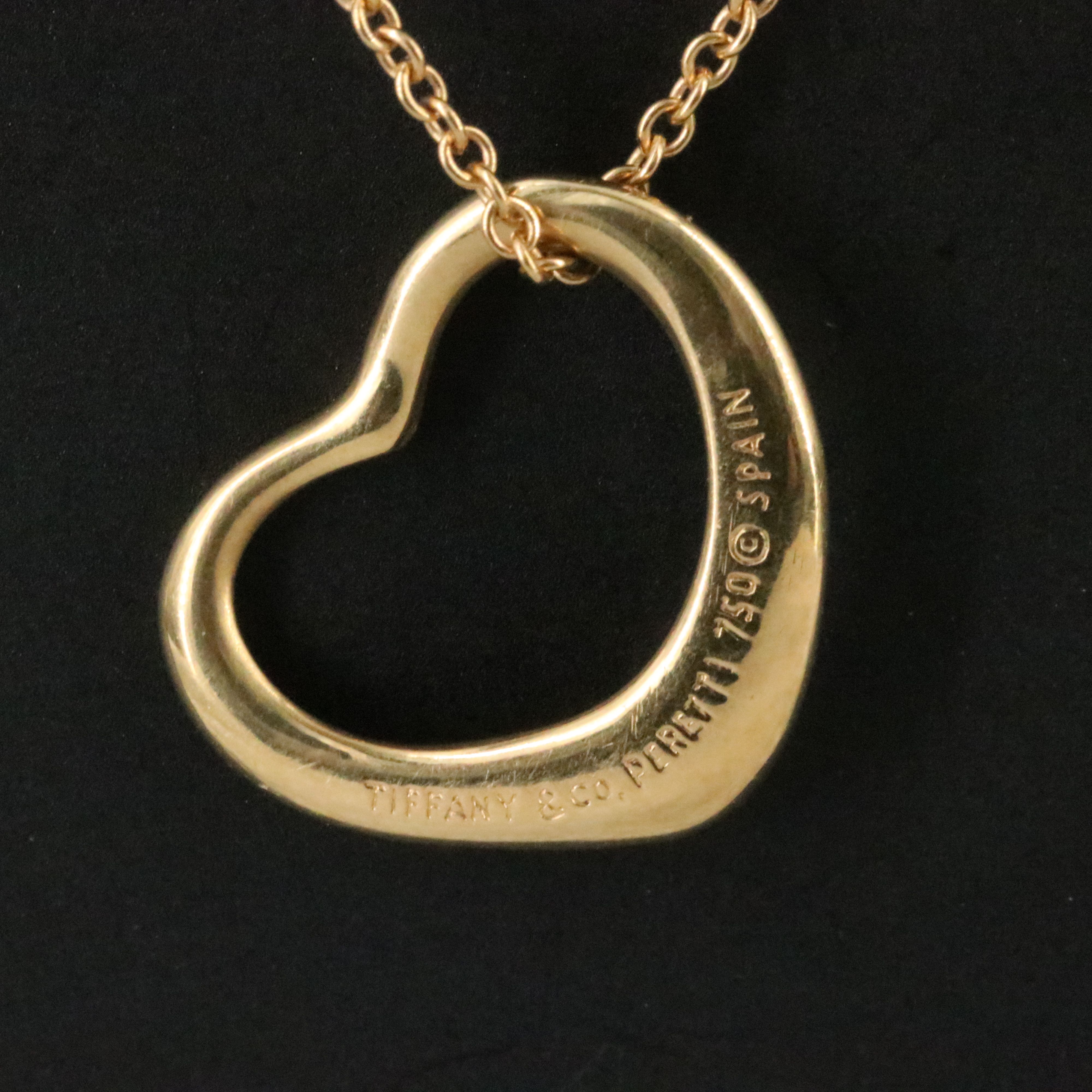Elsa Peretti for Tiffany & Co. 18K Open Heart Necklace