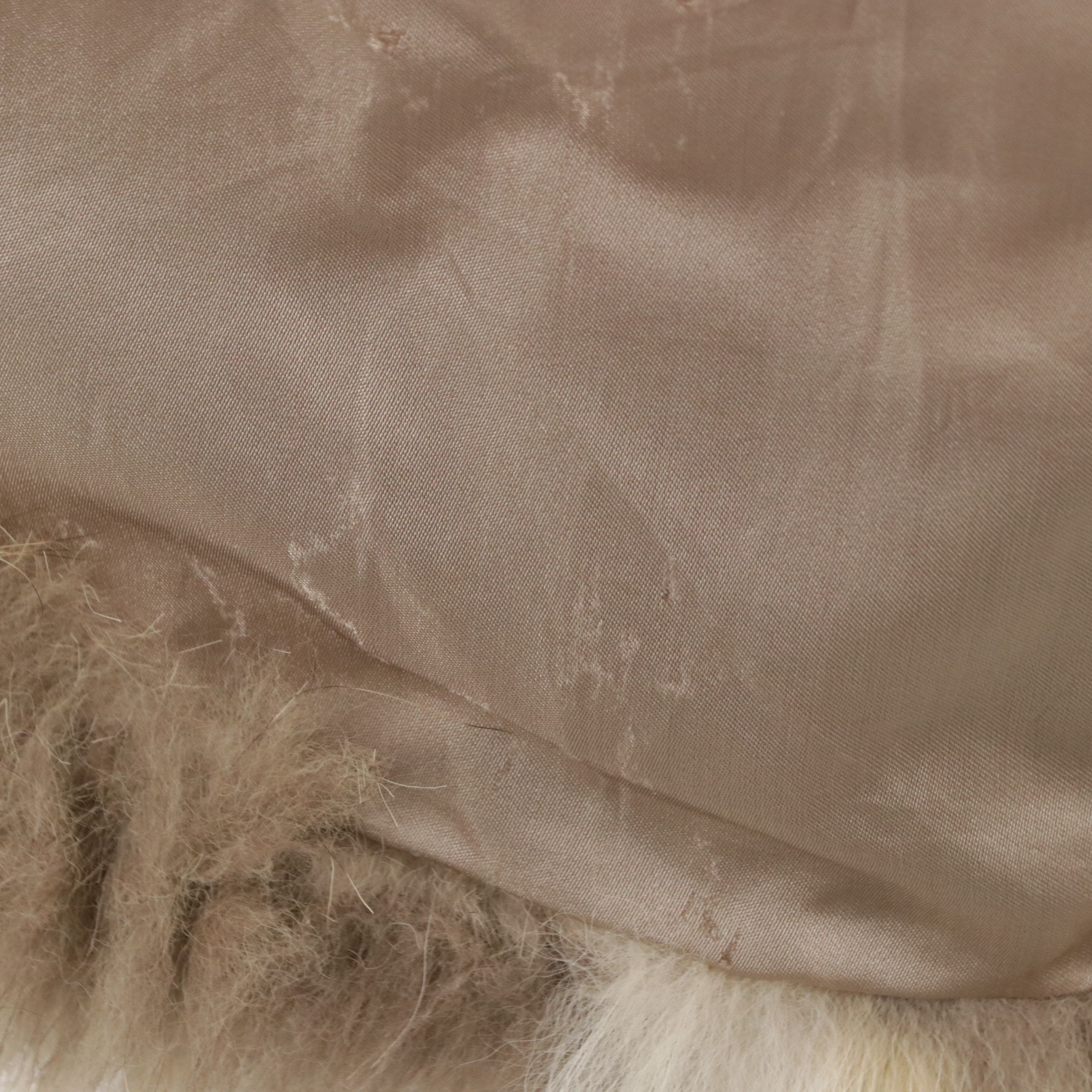 Natural Coyote Fur Stroller Coat from House of Furs, Vintage