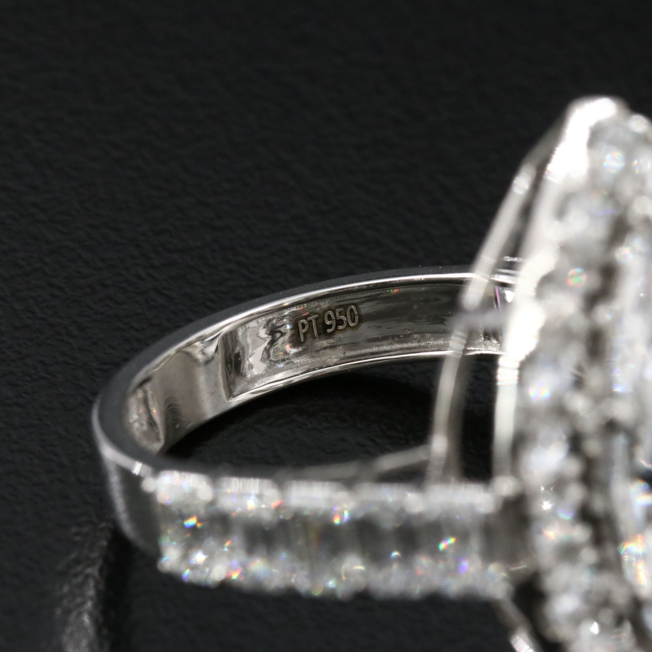 Platinum 7.53 CTW Lab Grown Diamond Ring with IGI Report