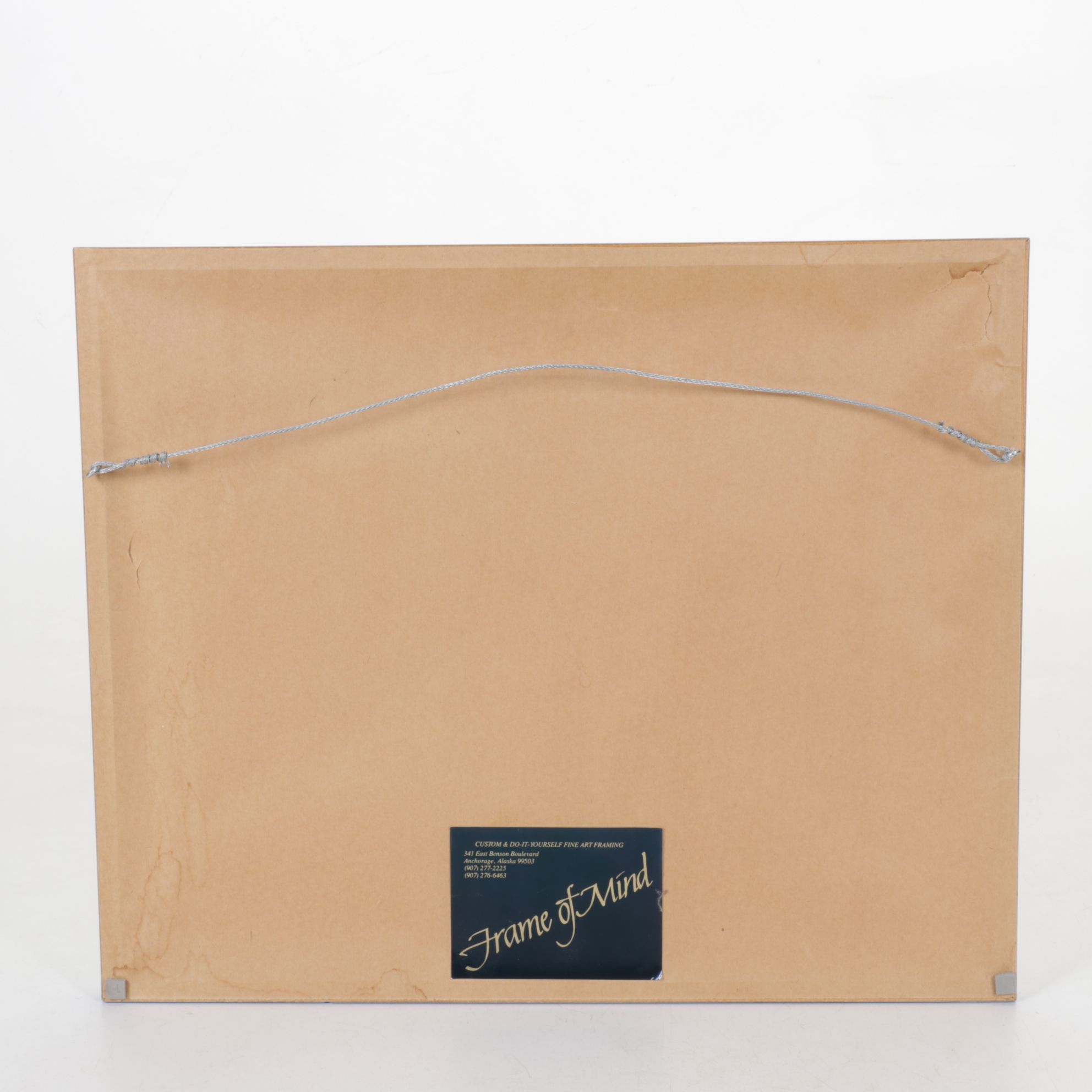 Louise K. Todds Minimalist Tri-Tone Serigraph "Snowy alert", Late 20th Century