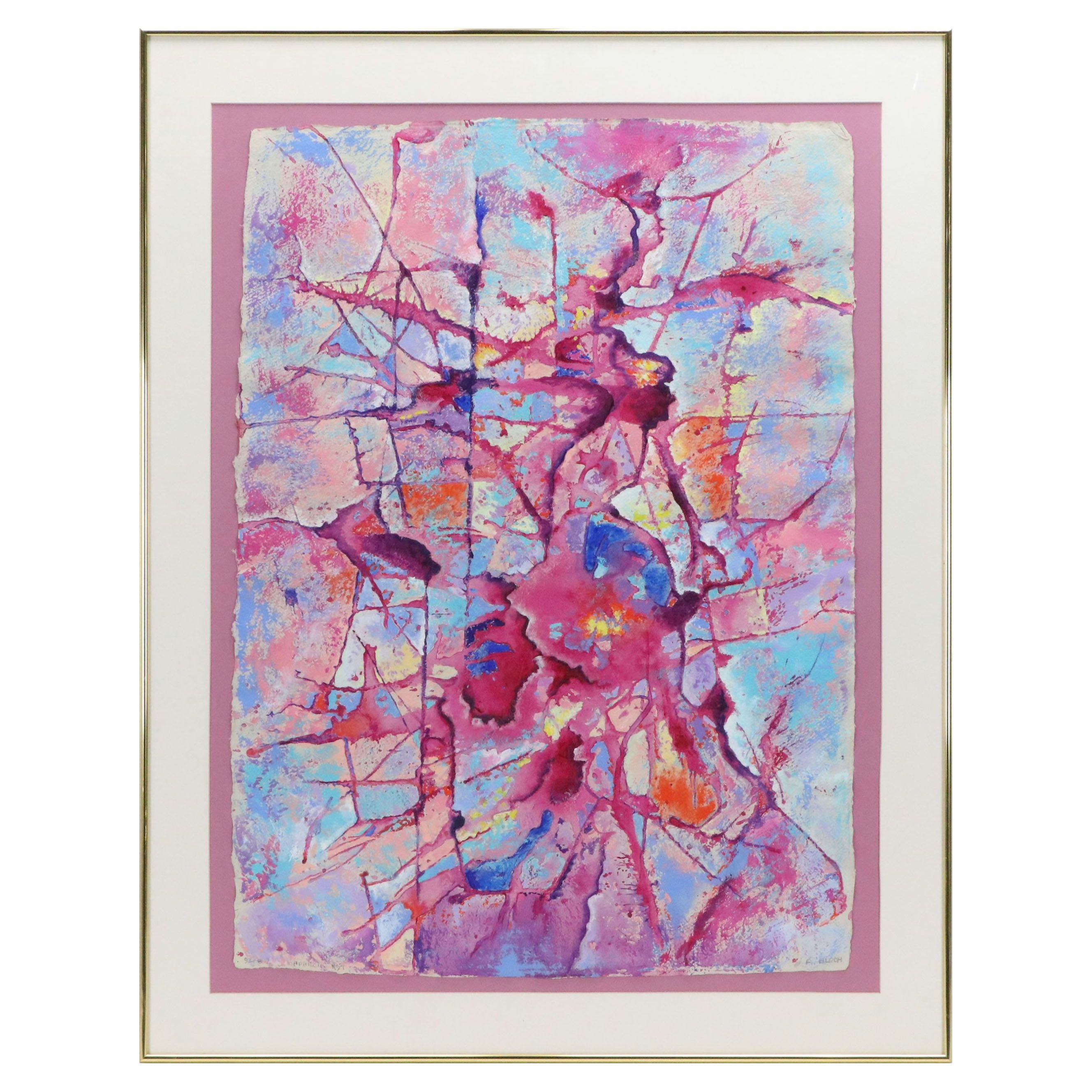 Rosemarie Bloch Acrylic Painting "Capriccio XVI," 1993