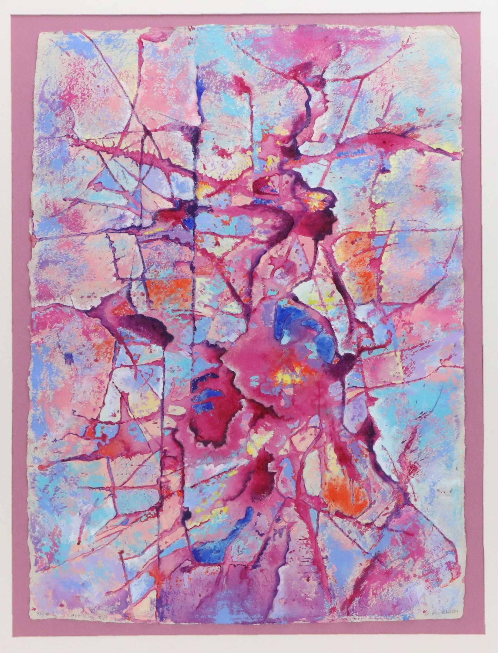 Rosemarie Bloch Acrylic Painting "Capriccio XVI," 1993