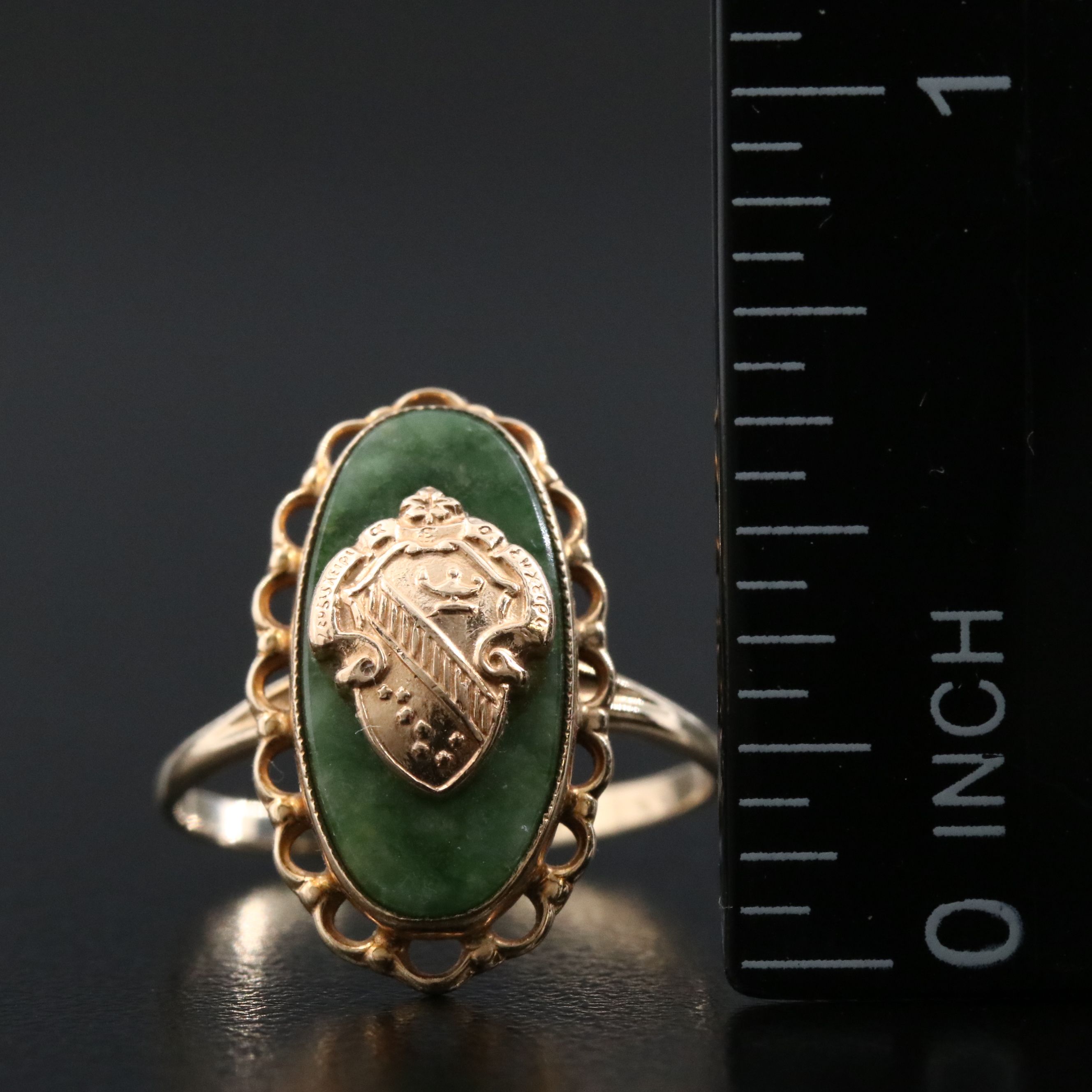 10K Serpentine College Ring