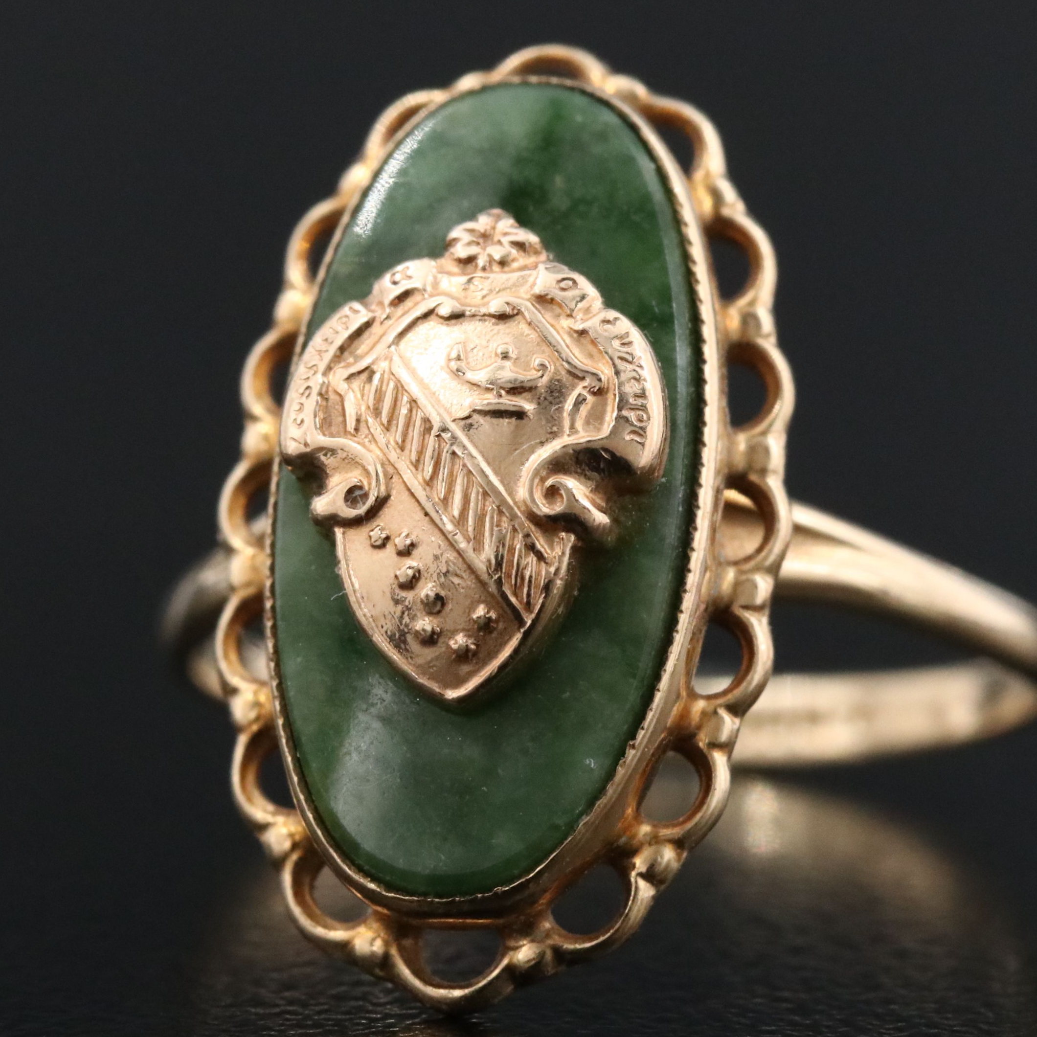 10K Serpentine College Ring