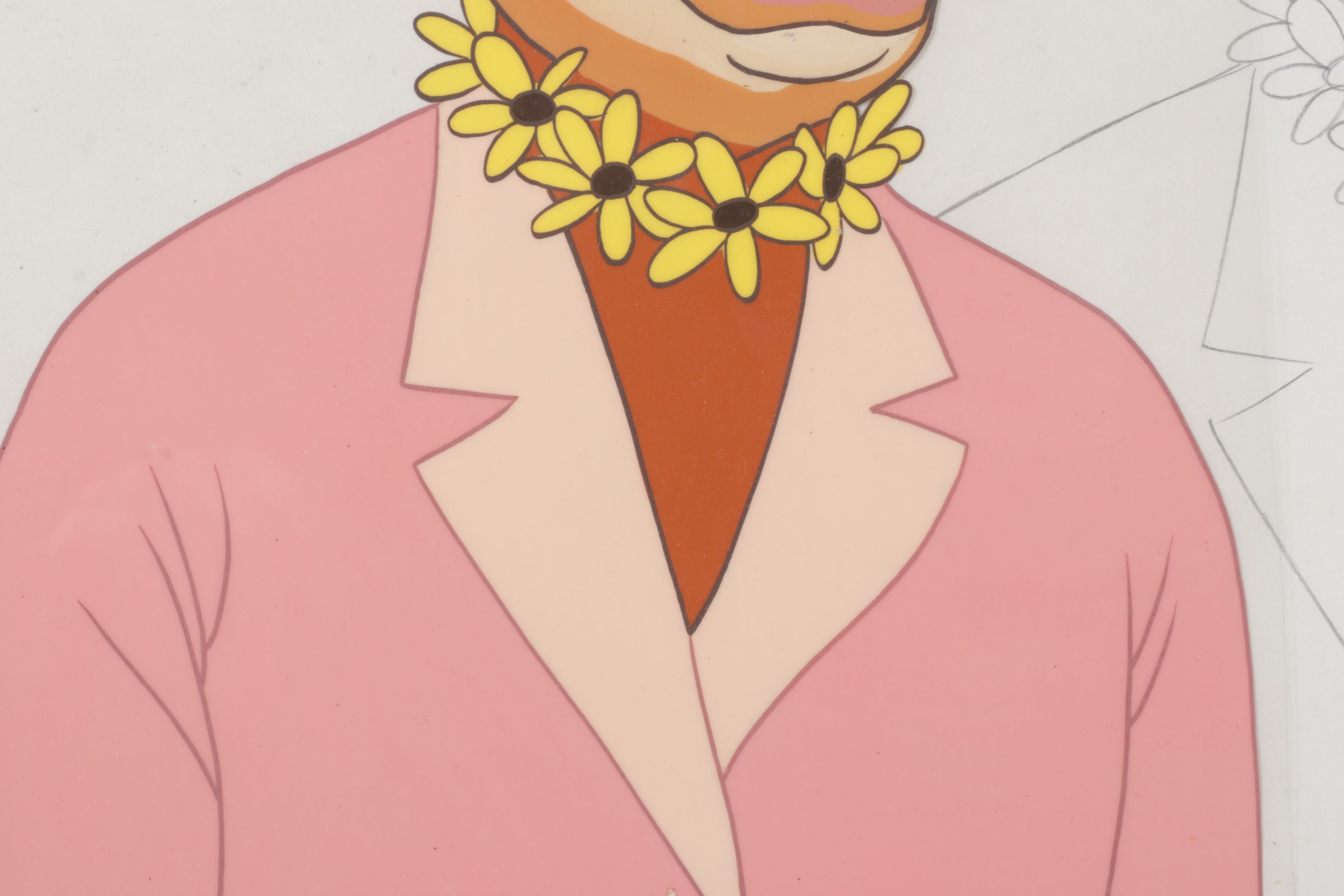 Production Cell and Drawing for Borden Dairy's Elsie the Cow Advertisement