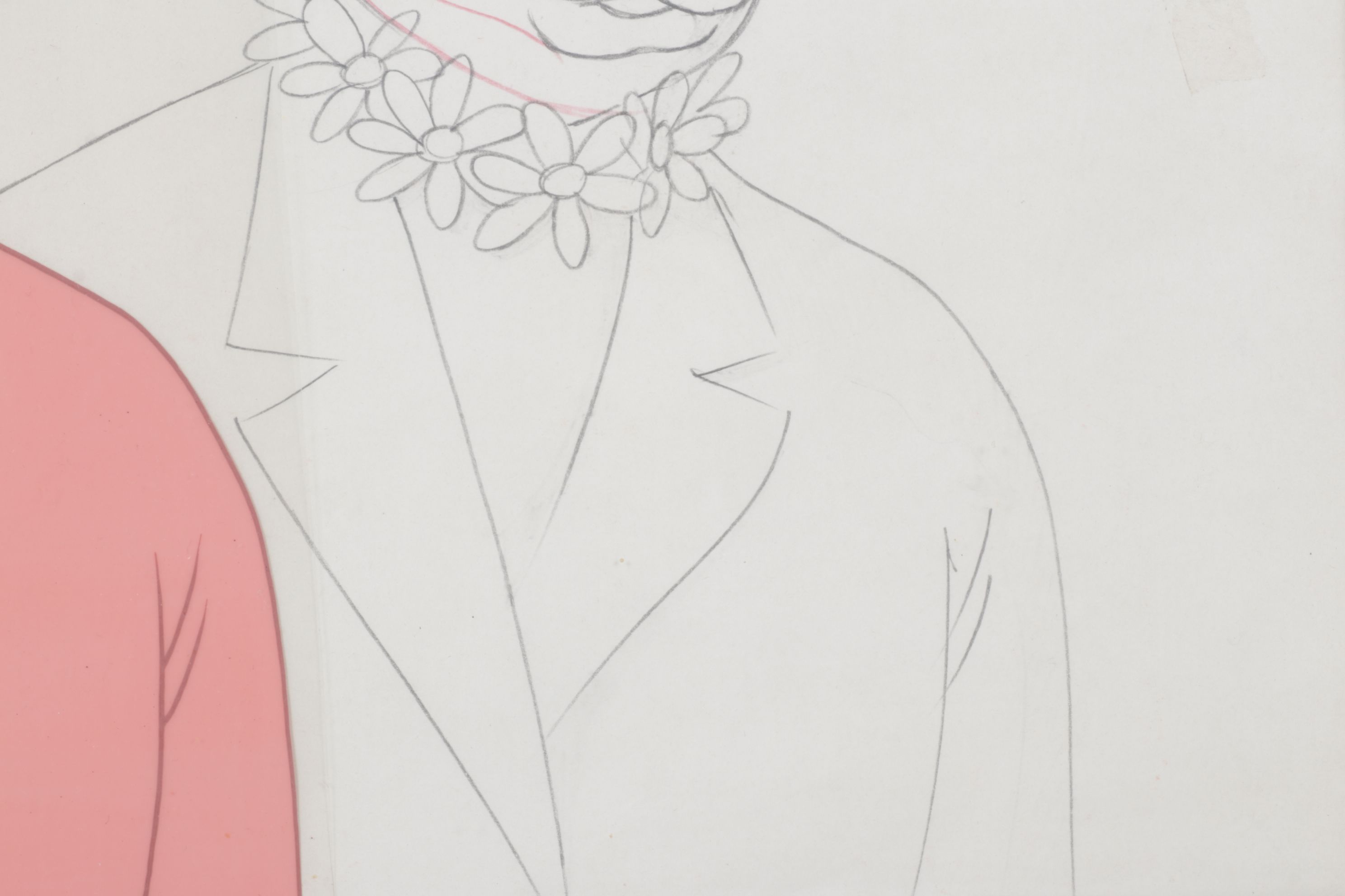 Production Cell and Drawing for Borden Dairy's Elsie the Cow Advertisement