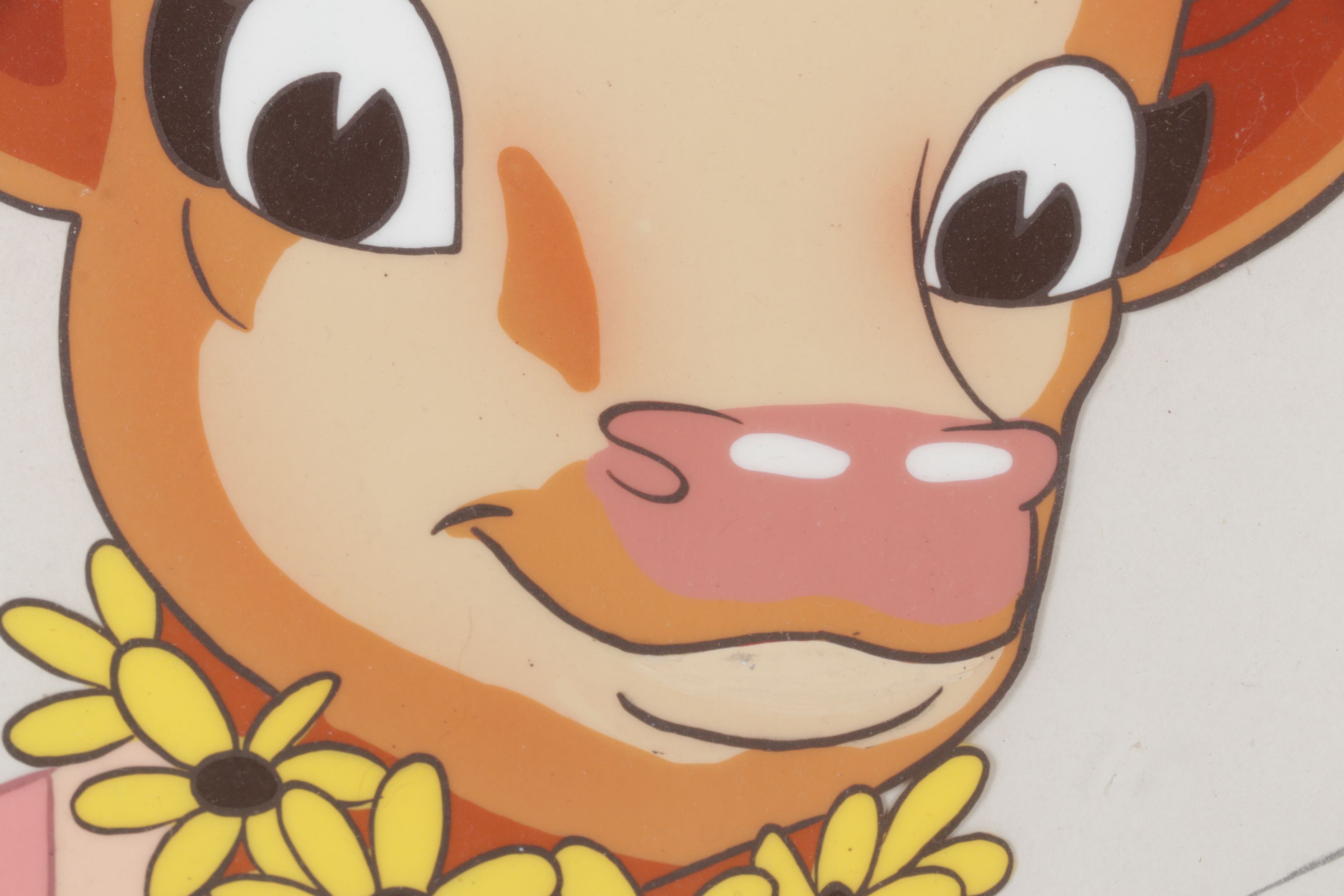 Production Cell and Drawing for Borden Dairy's Elsie the Cow Advertisement