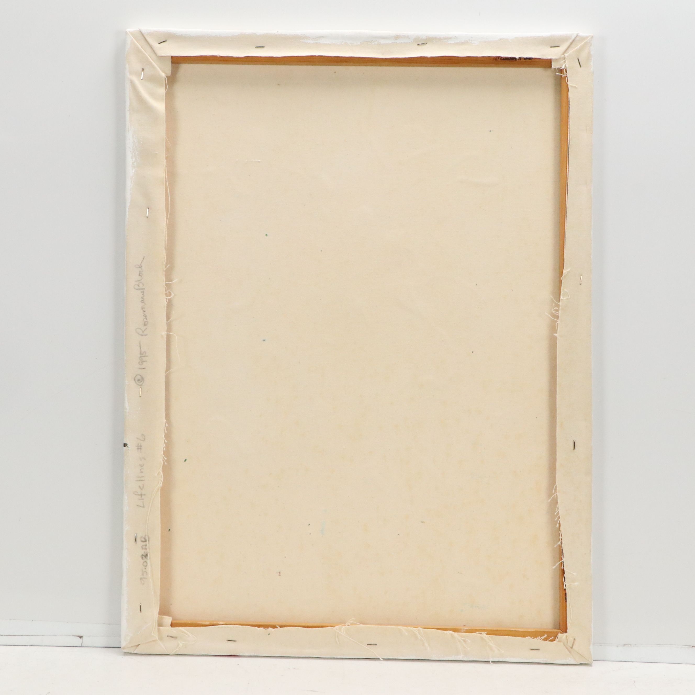 Rosemarie Bloch Acrylic Painting "Lifelines #6," 1995