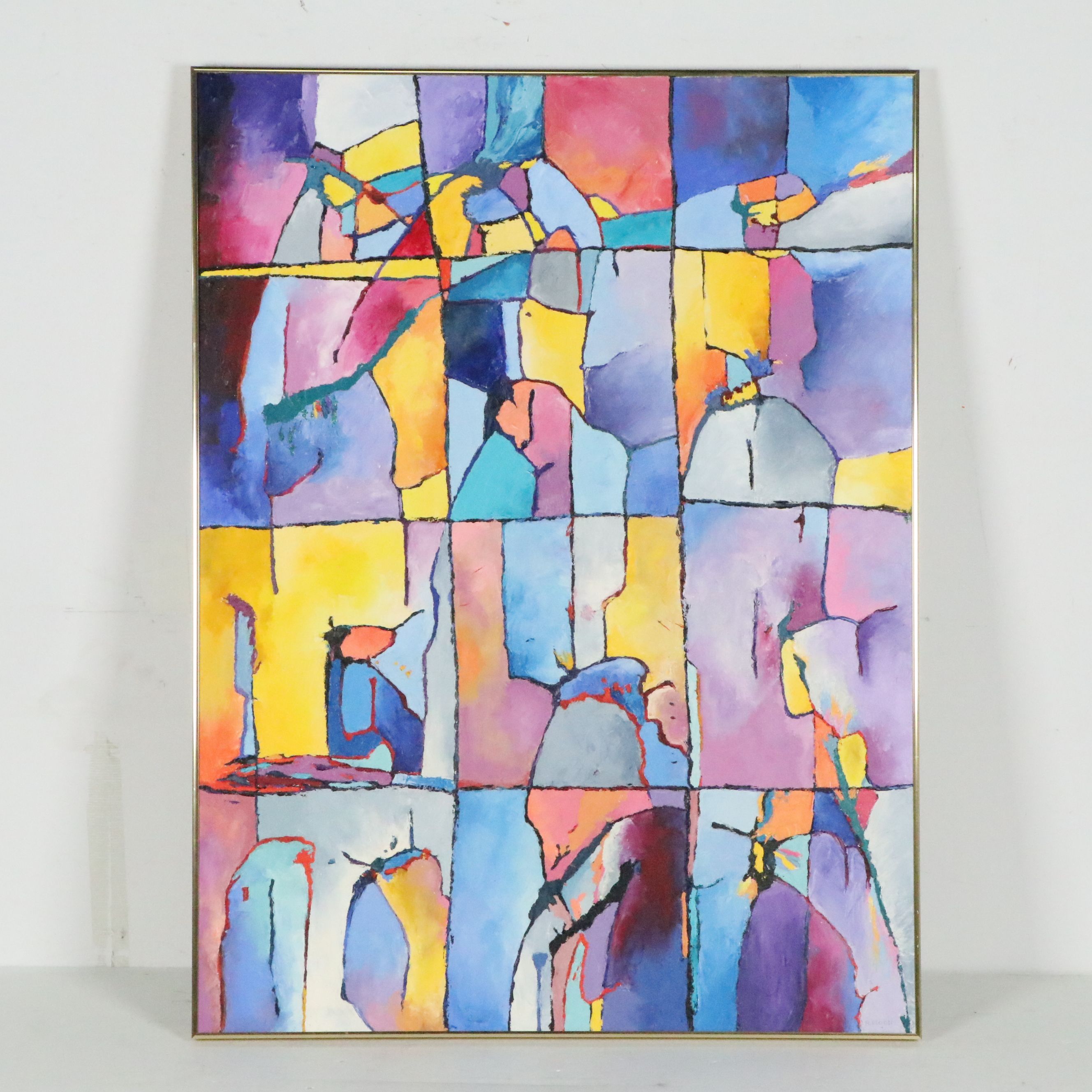 Rosemarie Bloch Acrylic Painting "Passacaglia," 1997