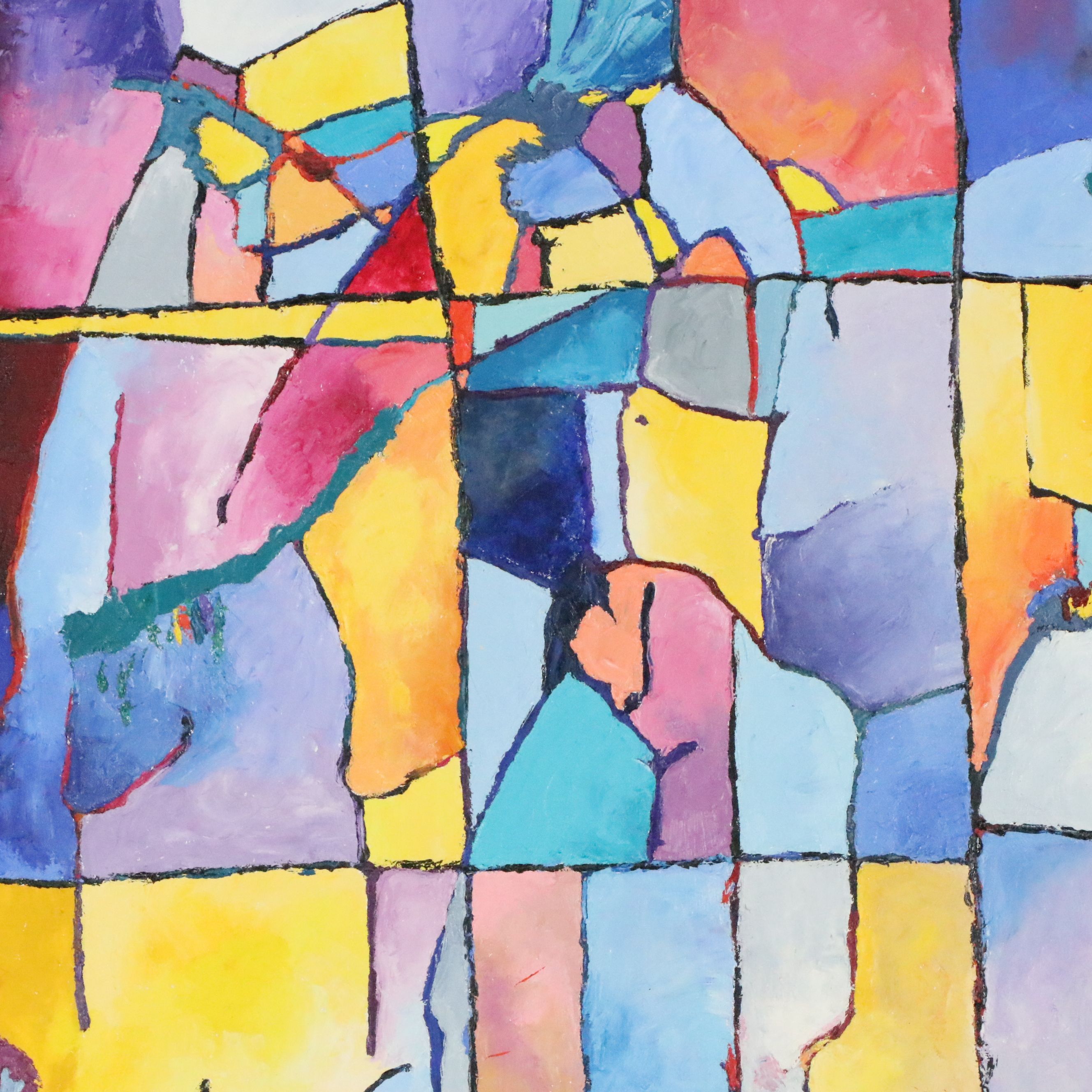 Rosemarie Bloch Acrylic Painting "Passacaglia," 1997