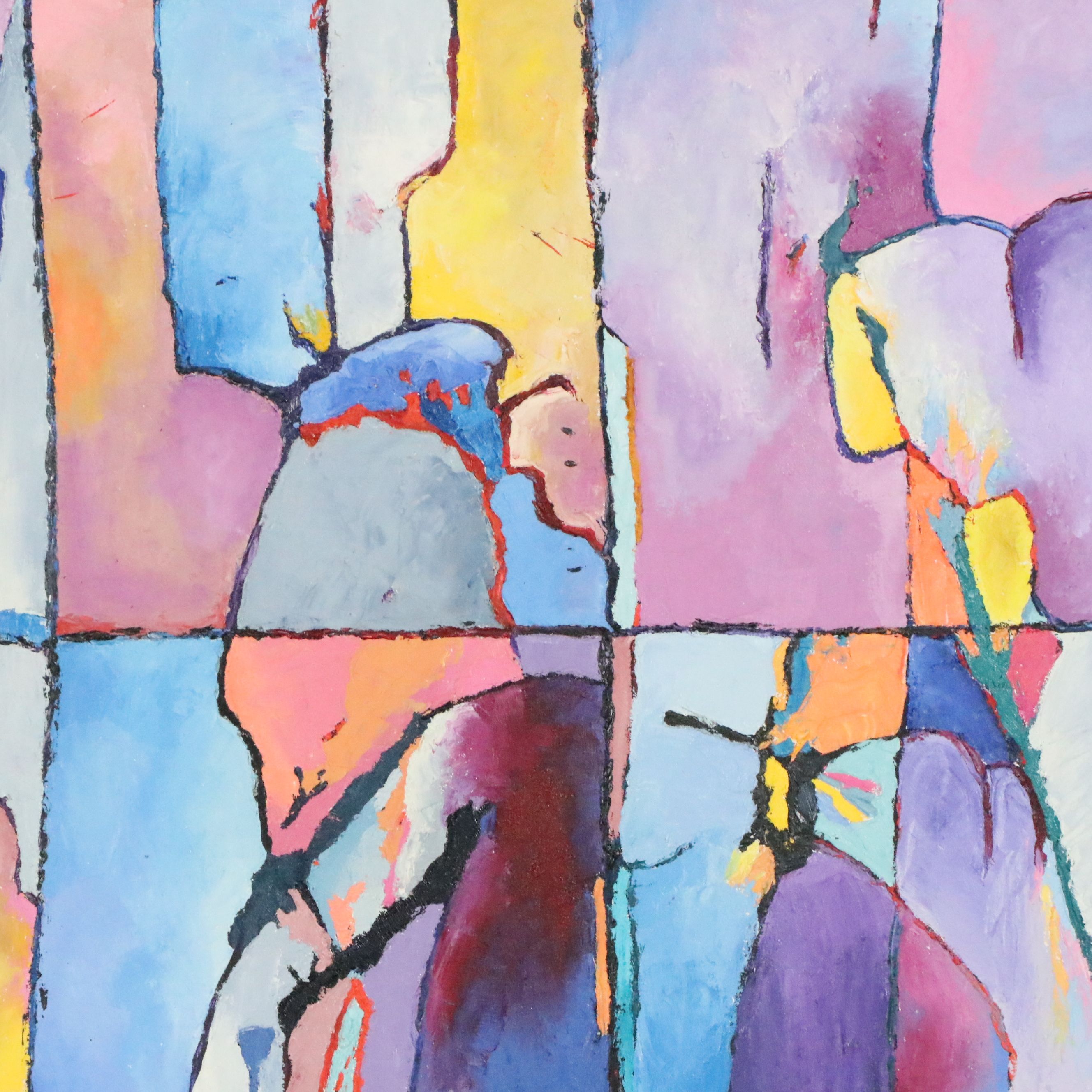 Rosemarie Bloch Acrylic Painting "Passacaglia," 1997