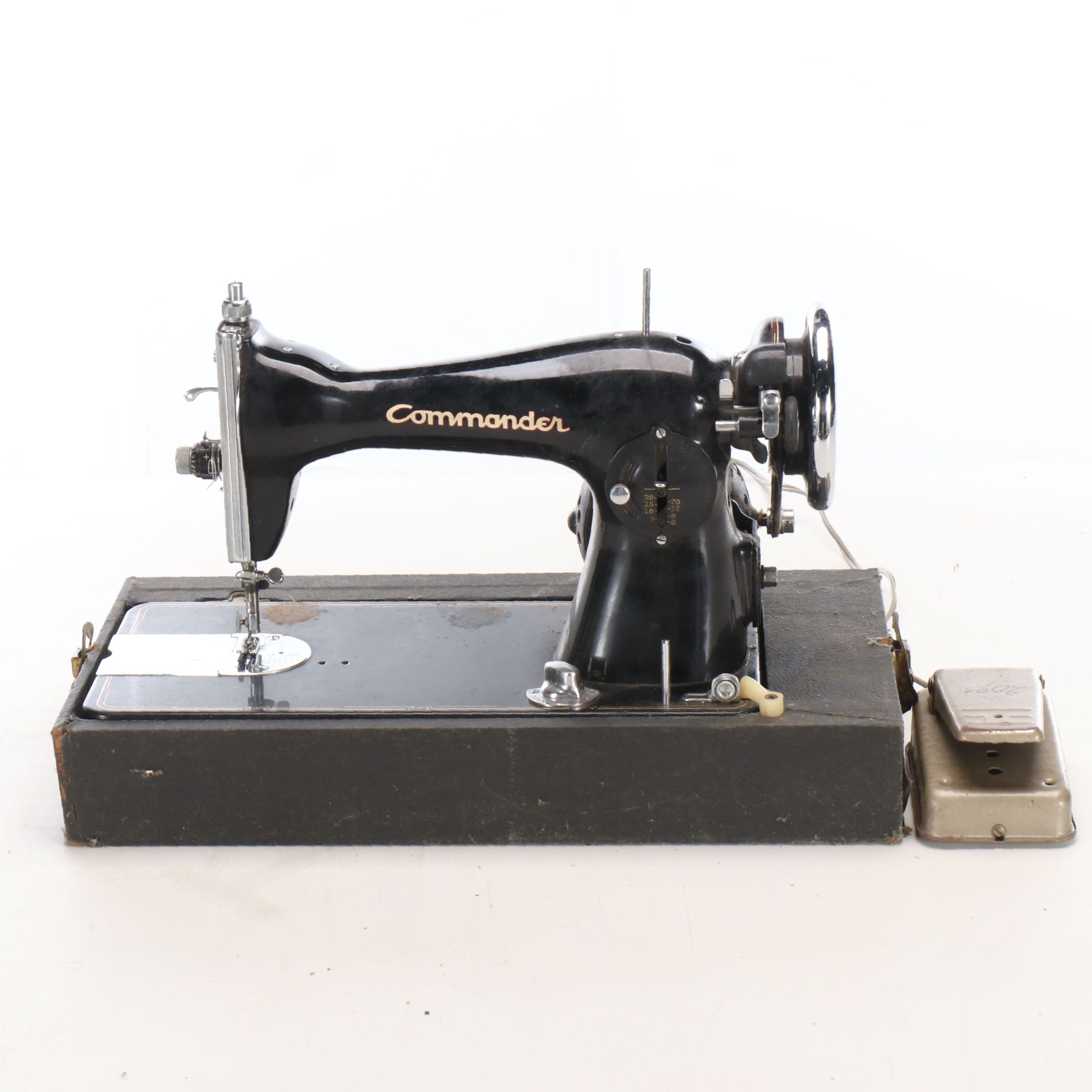 Sears, Roebuck & Co. "Commander" Electric Sewing Machine, Mid-20th Century