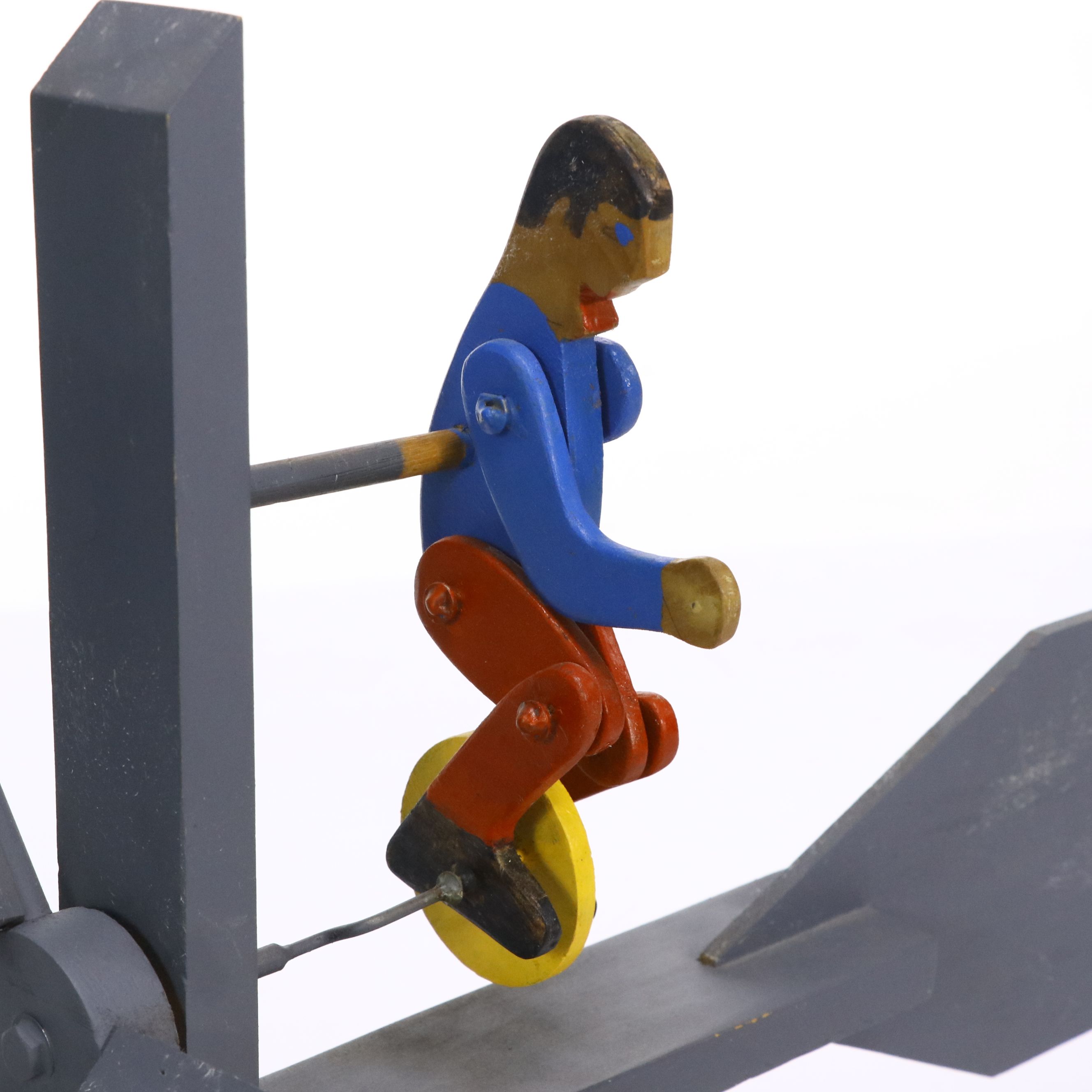 Folk Art Style Polychrome Decorated Whirligig