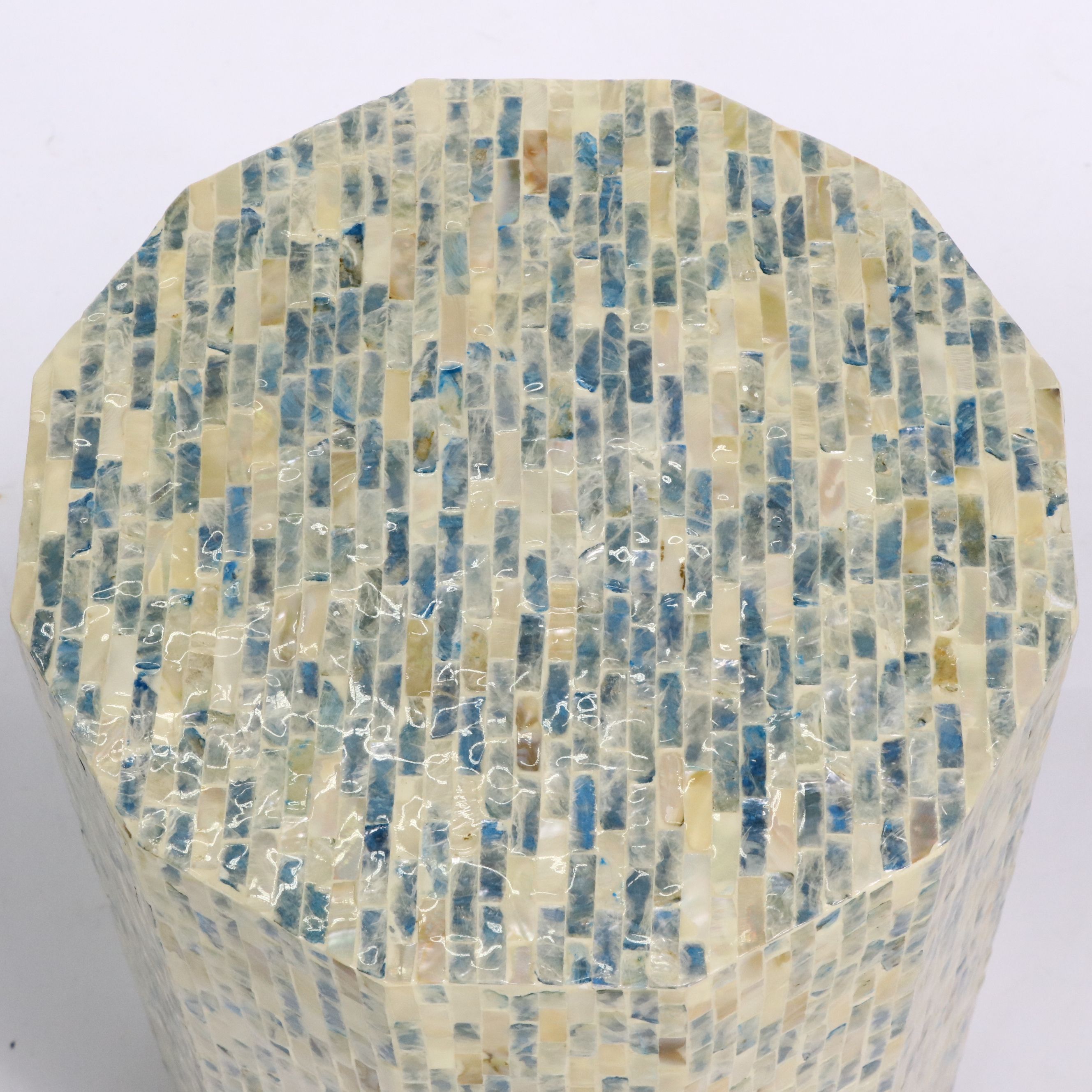 Deco 79 Mother-of-Pearl Inlay Side Table